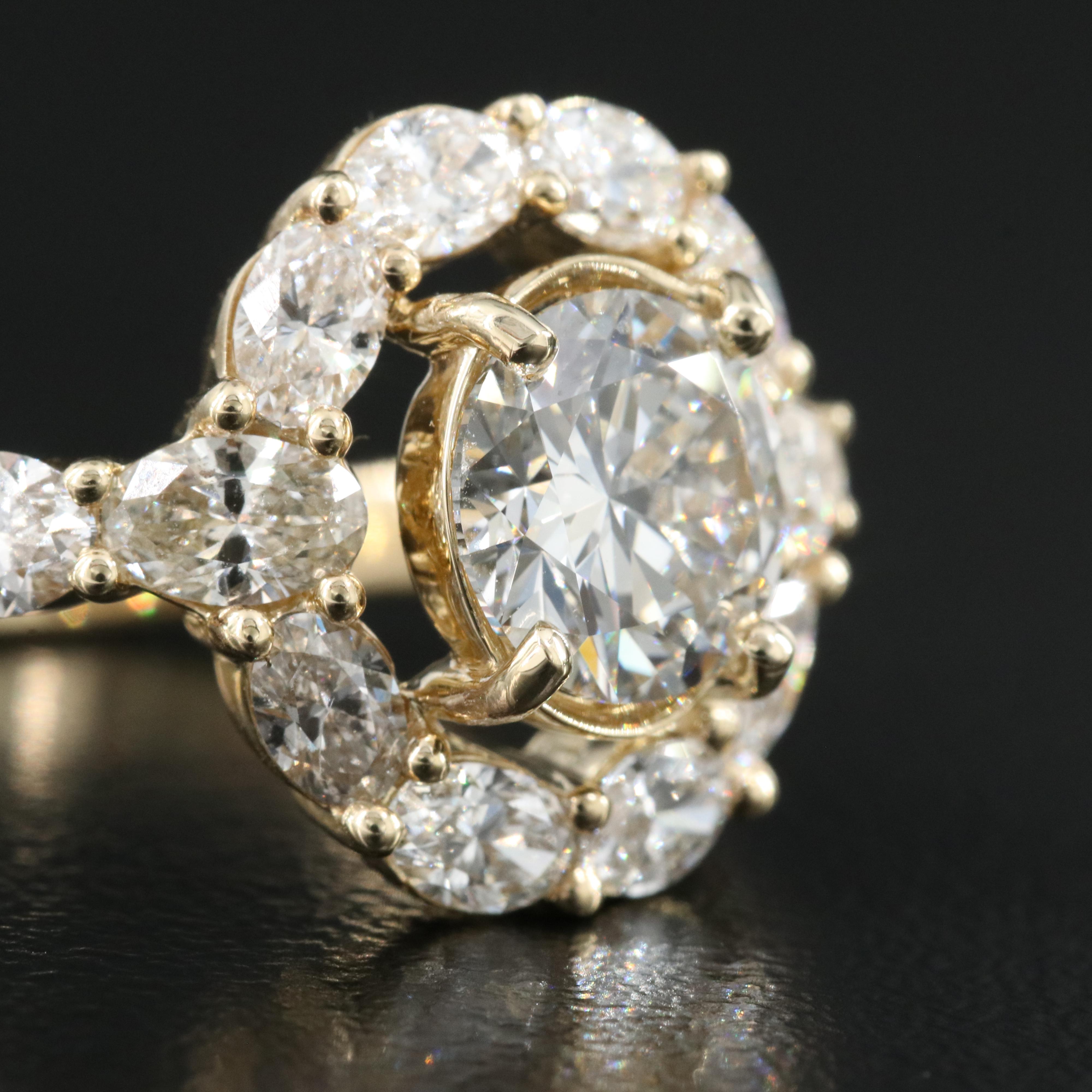 14K 3.53 CTW Diamond Ring
