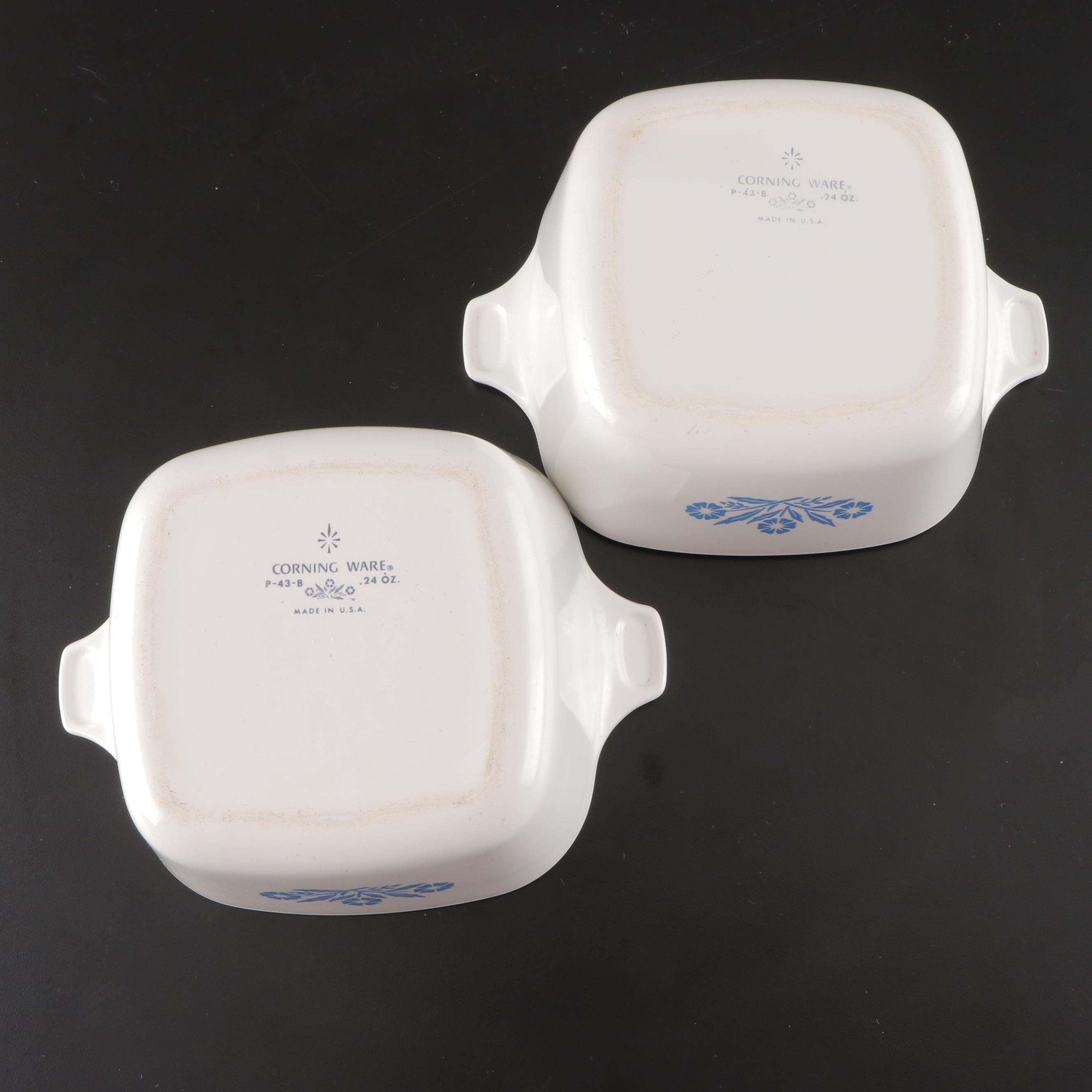 CorningWare "Cornflower Blue" and Other Casserole Dishes