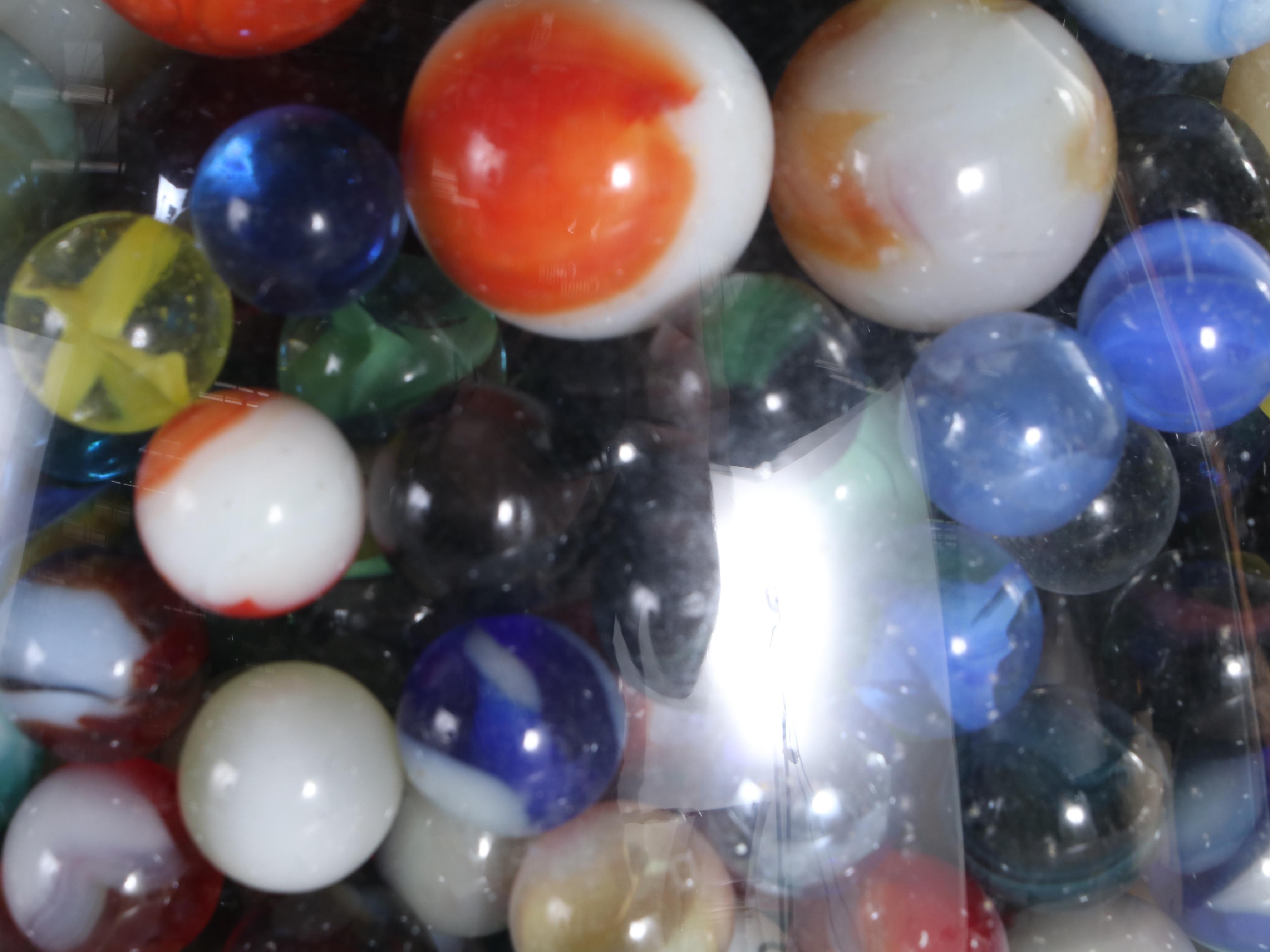 Olde Tyme Reproductions Gumball Machine with Glass Marble Collection