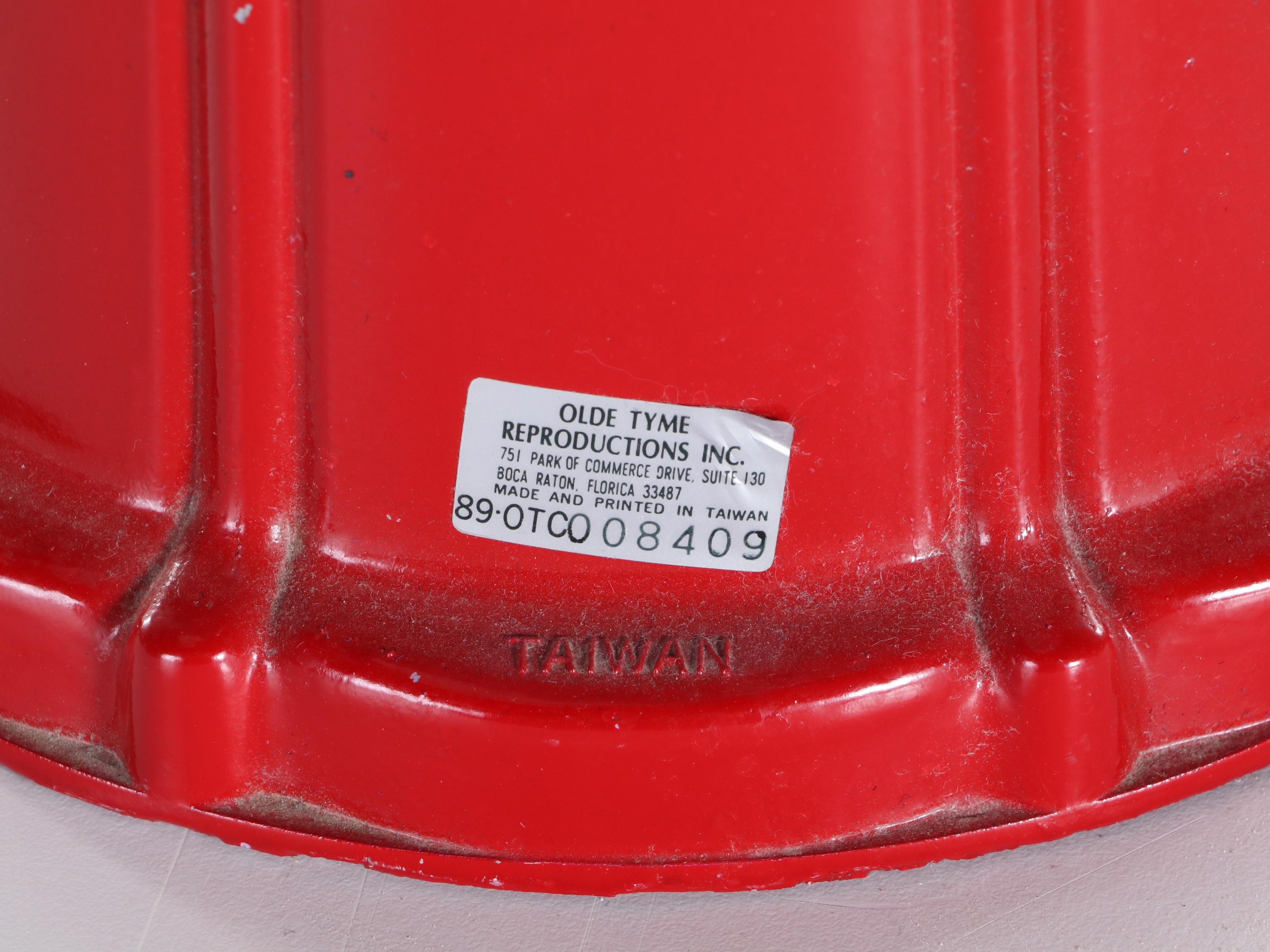 Olde Tyme Reproductions Gumball Machine with Glass Marble Collection