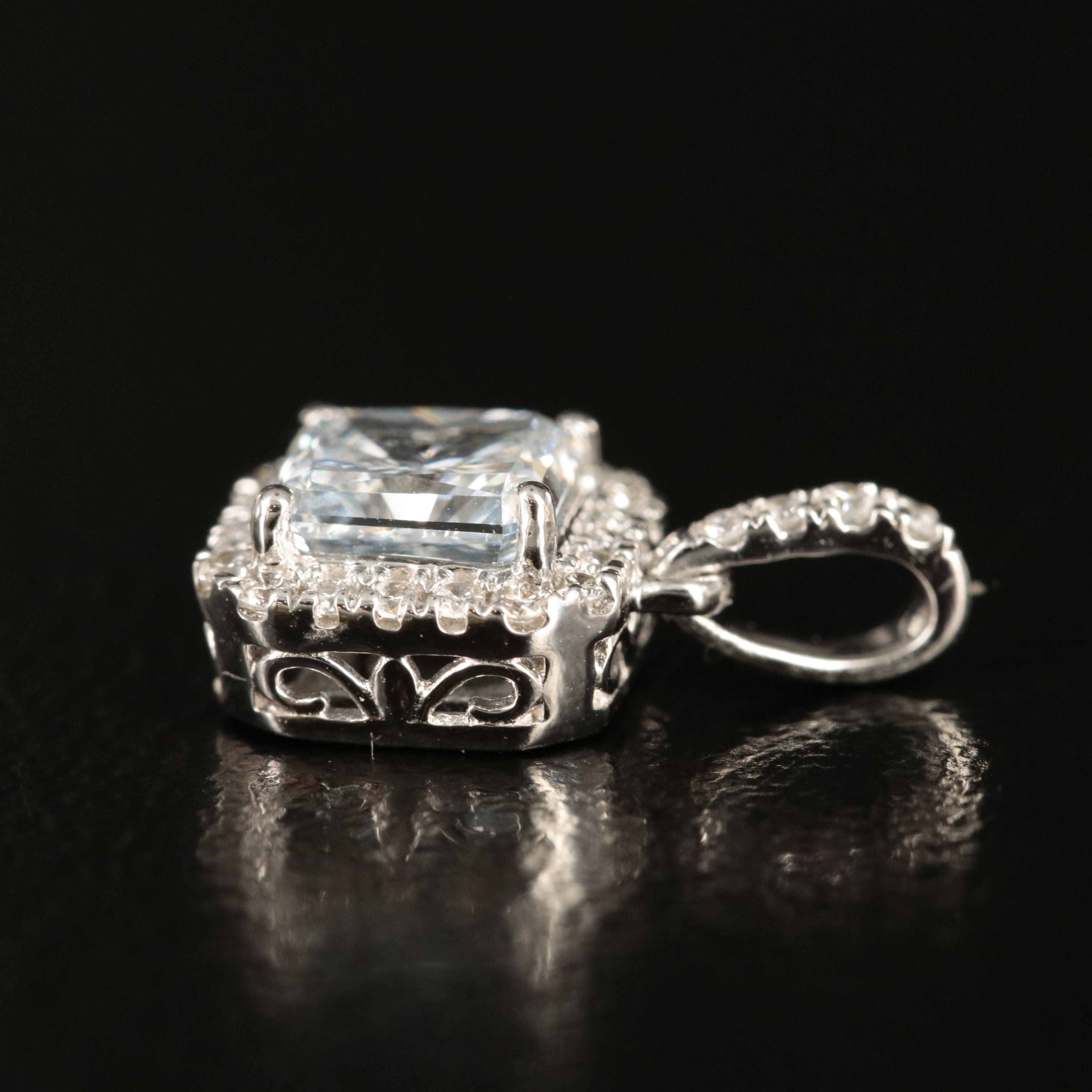 14K 0.72 CTW Lab Grown Diamond Pendant