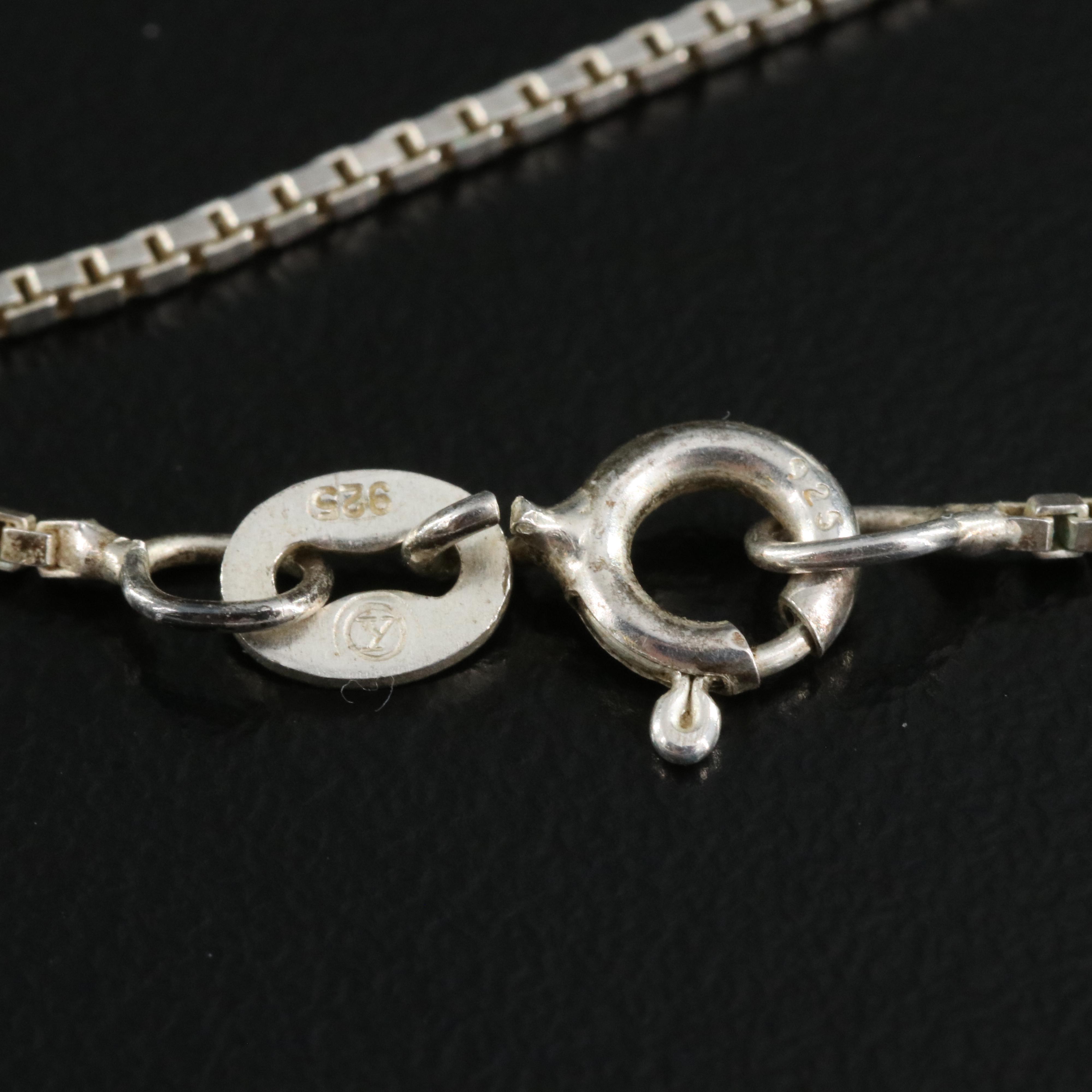 Sterling Pendant Necklaces Including Rainbow Moonstone, Rose Quartz and Garnet