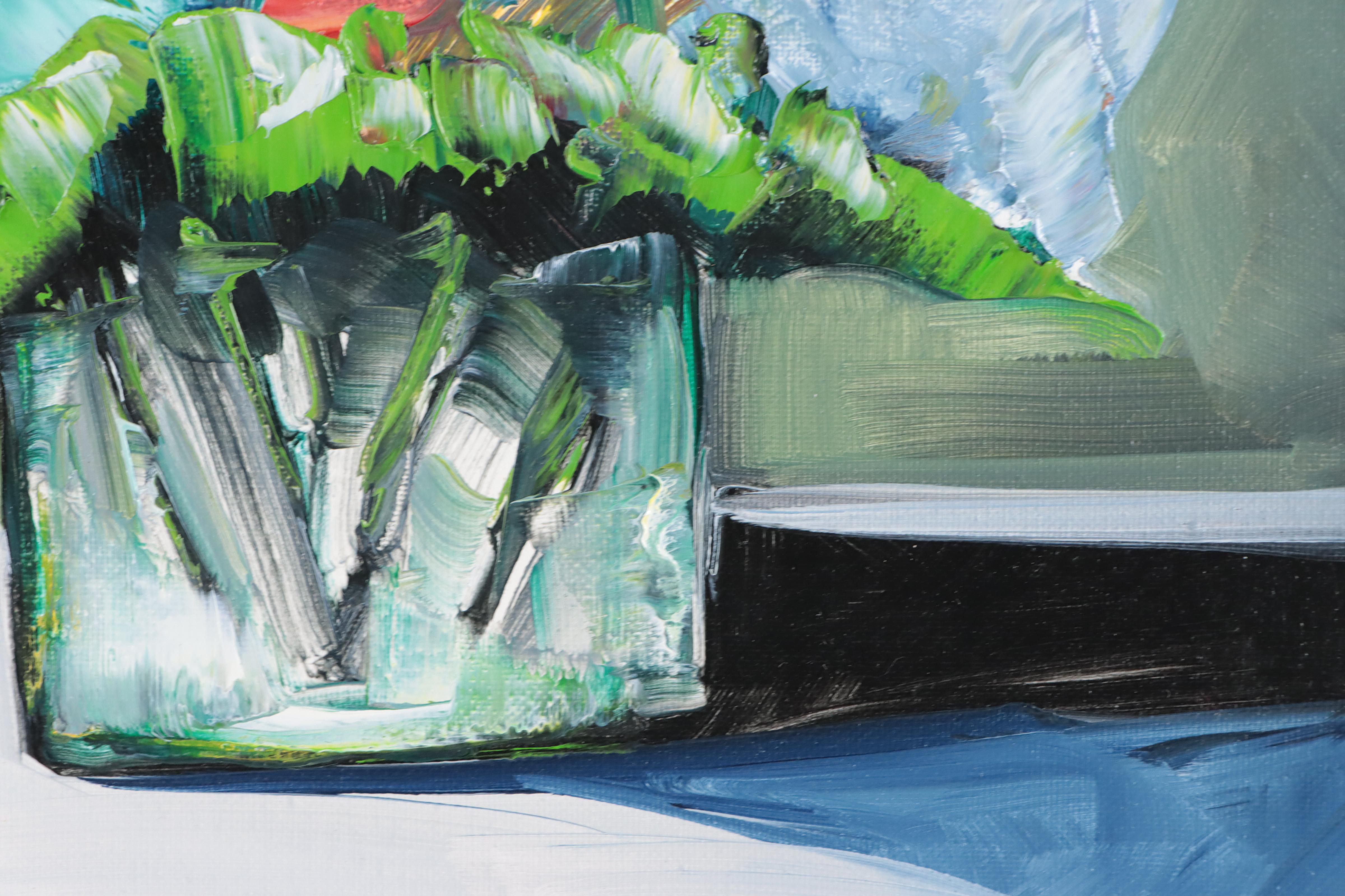 José M. Lima Floral Still Life Oil Painting, 2023