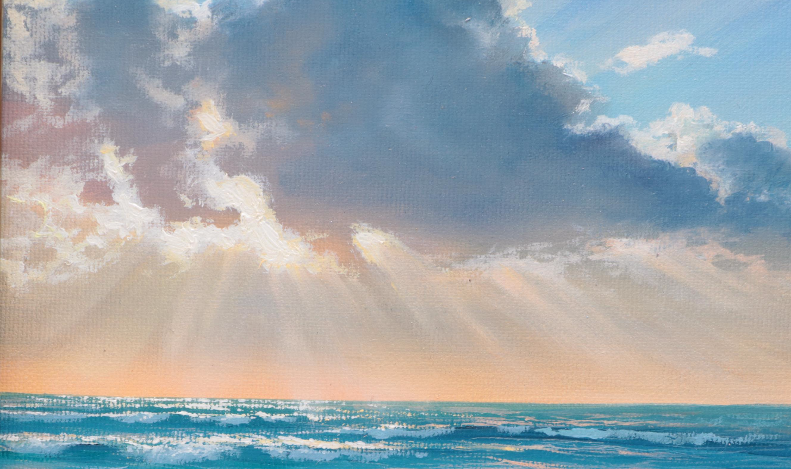 Jevgenijus Litvinas Seascape Oil Painting "Sunrays," 2022
