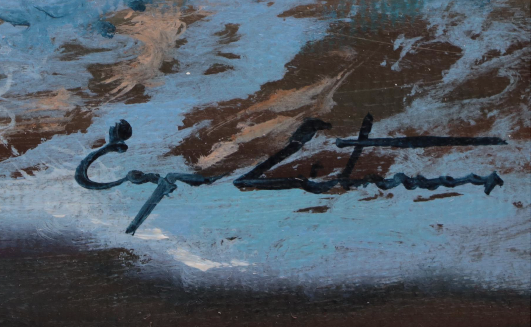 Jevgenijus Litvinas Seascape Oil Painting "Sunrays," 2022