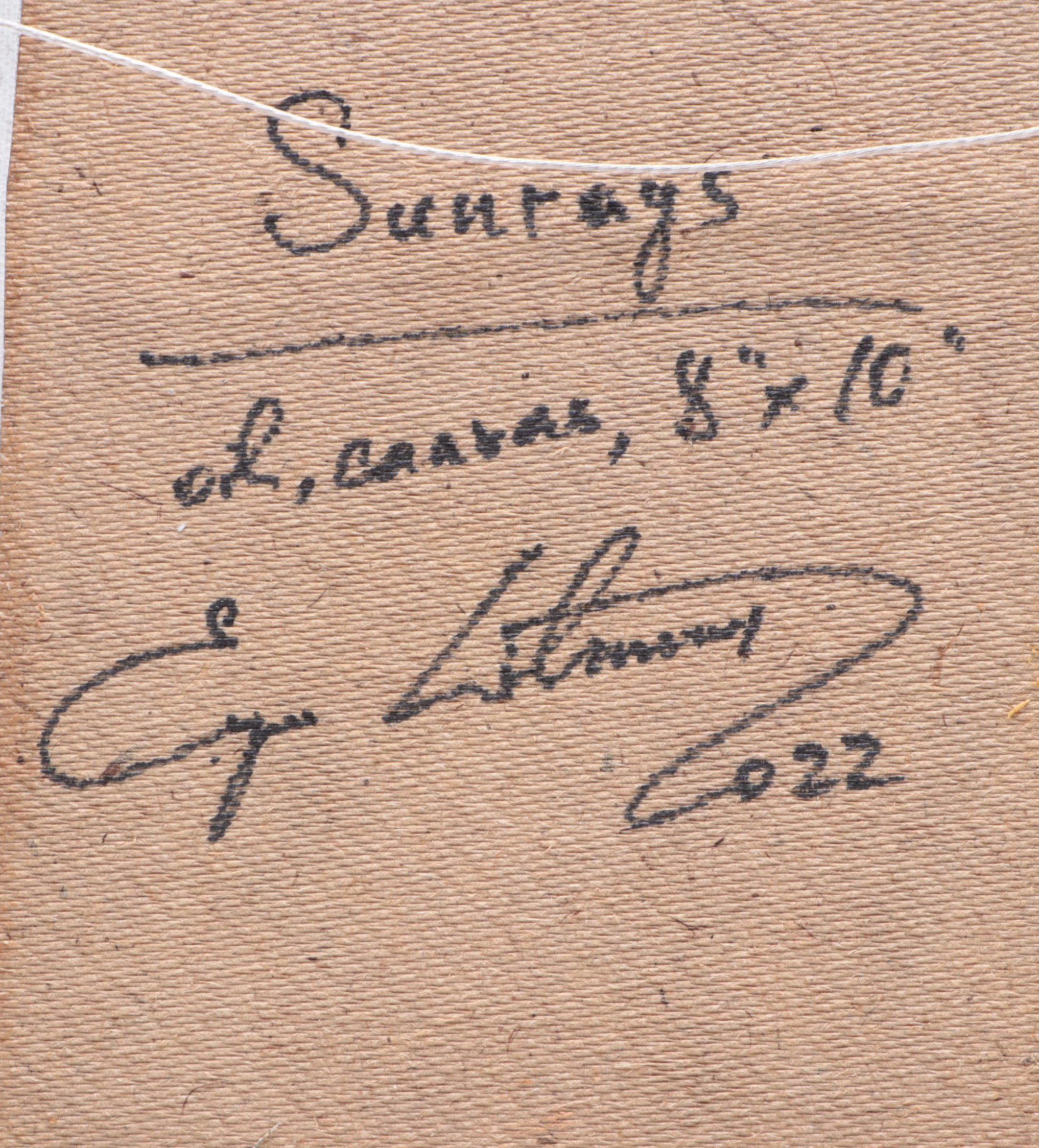 Jevgenijus Litvinas Seascape Oil Painting "Sunrays," 2022