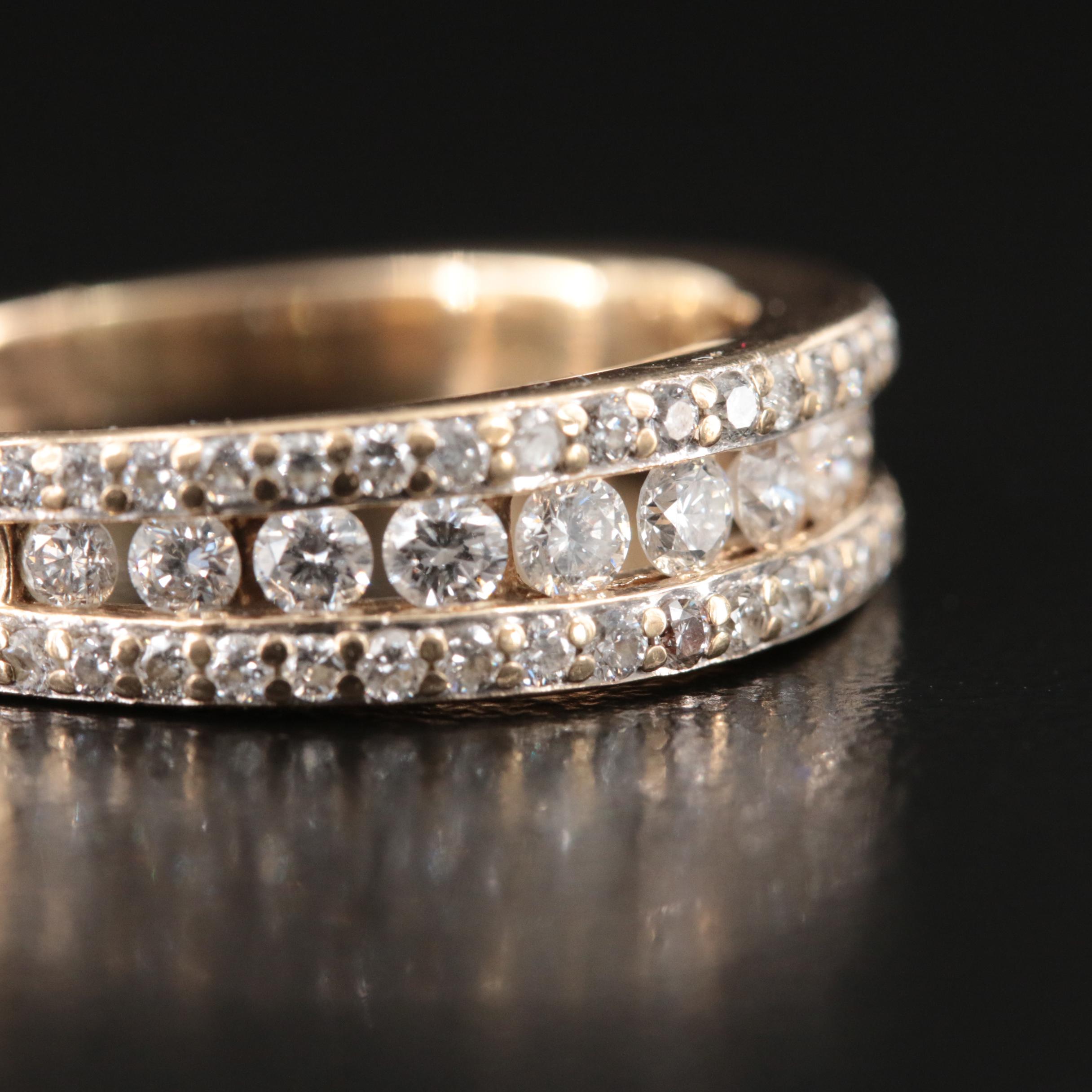 14K 1.01 CTW Diamond Band