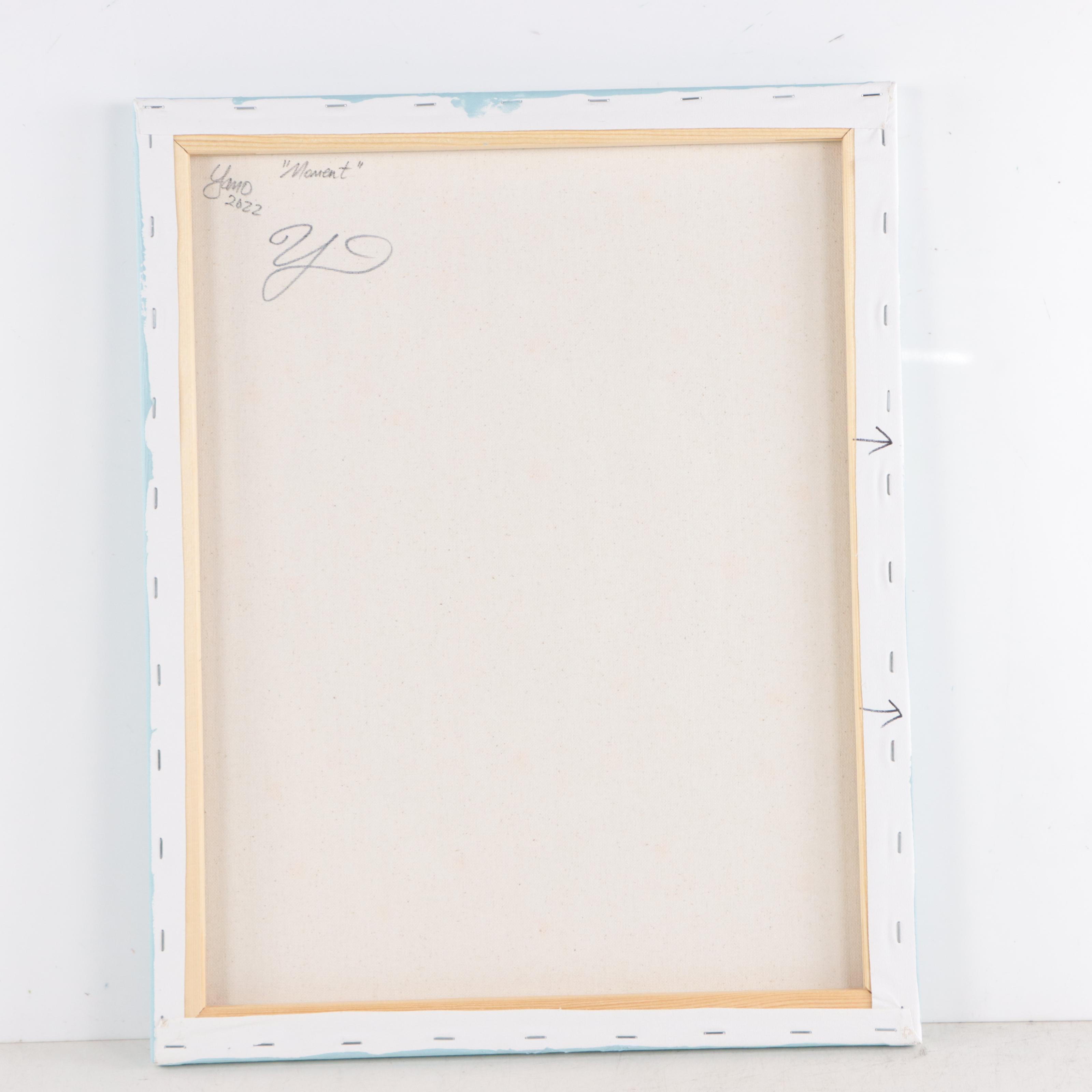 Yano Abstract Acrylic Painting "Moment," 2022