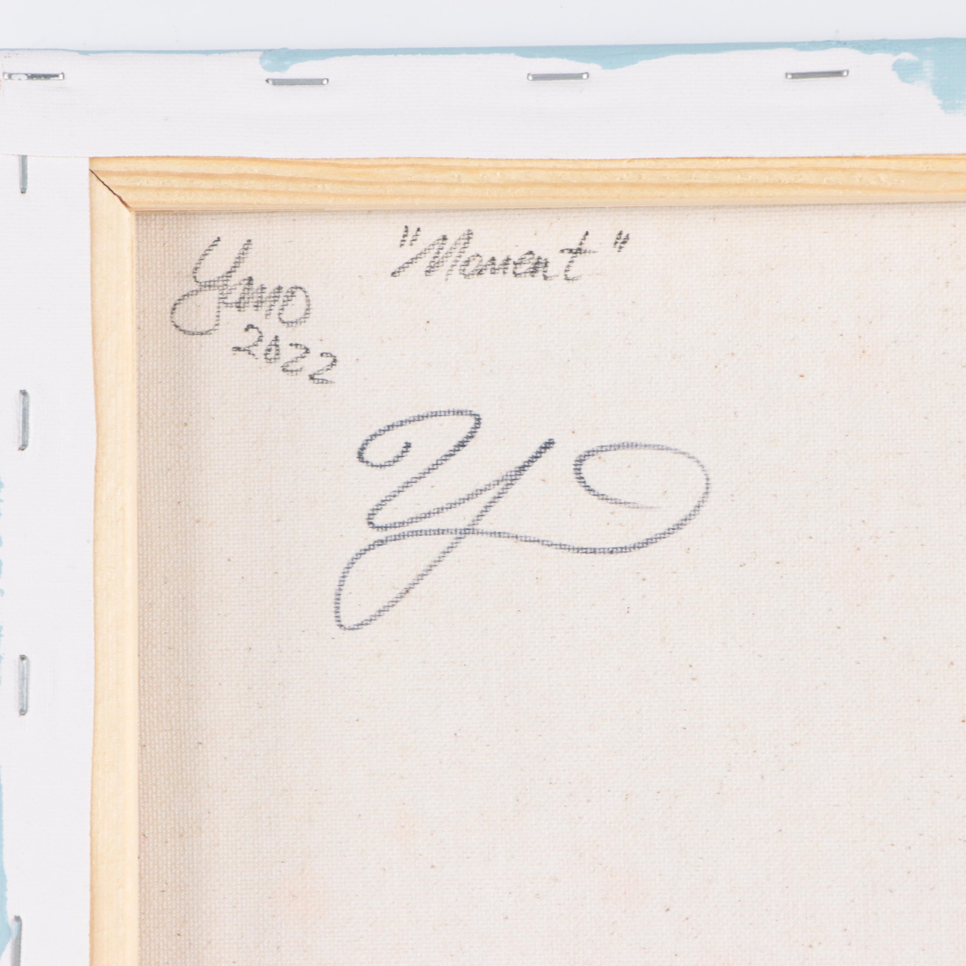 Yano Abstract Acrylic Painting "Moment," 2022