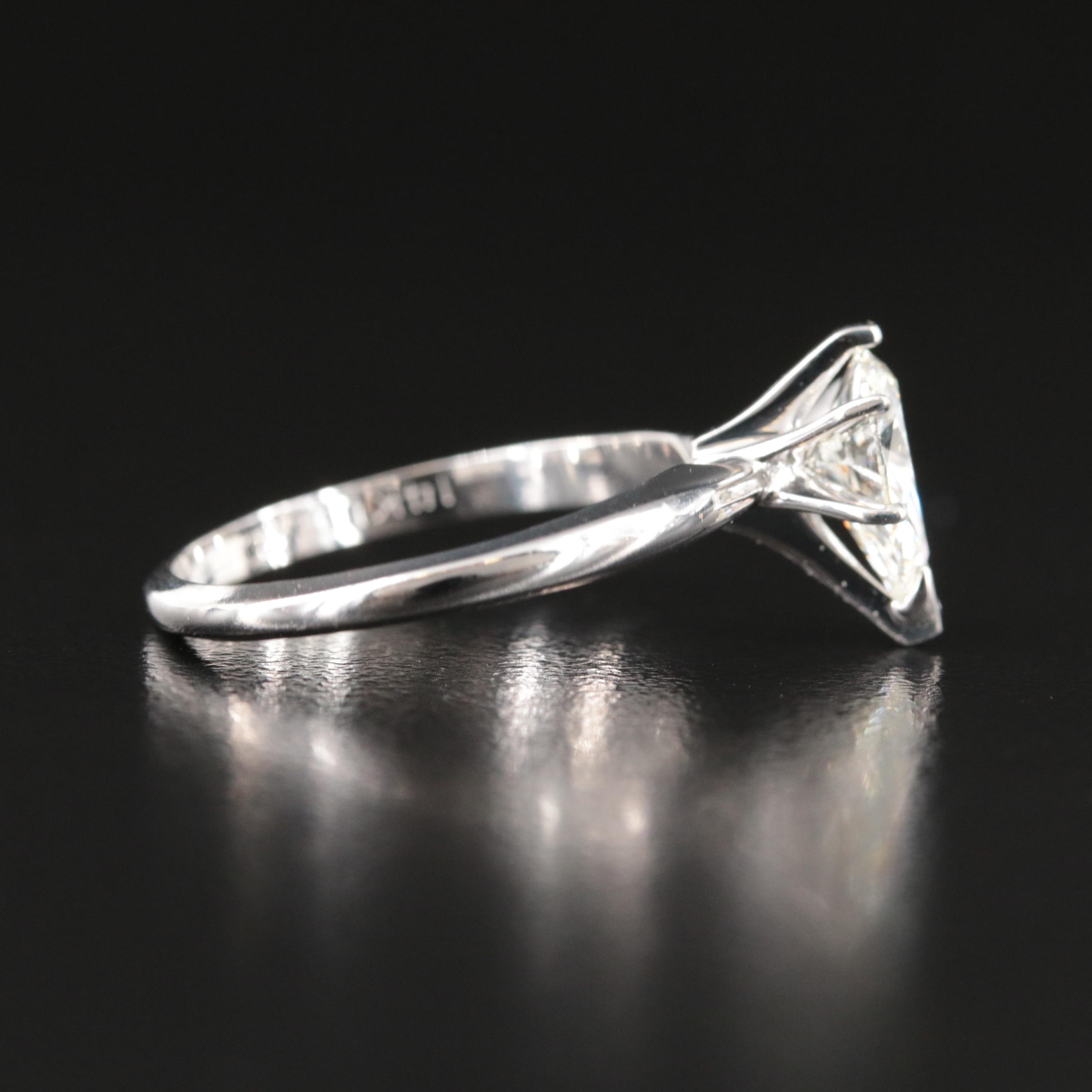 14K 1.12 CT Lab Grown Diamond Solitaire Ring