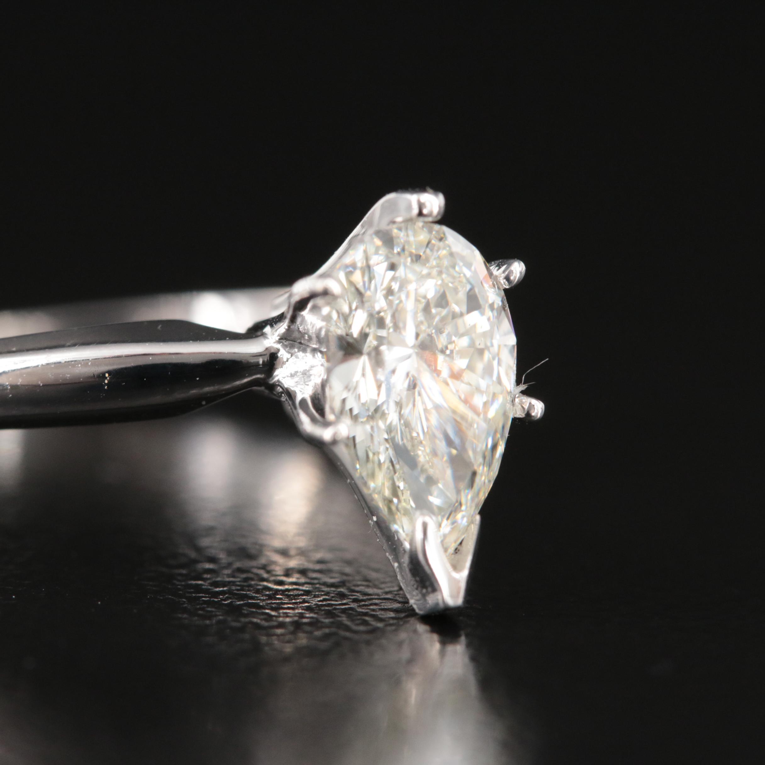 14K 1.12 CT Lab Grown Diamond Solitaire Ring