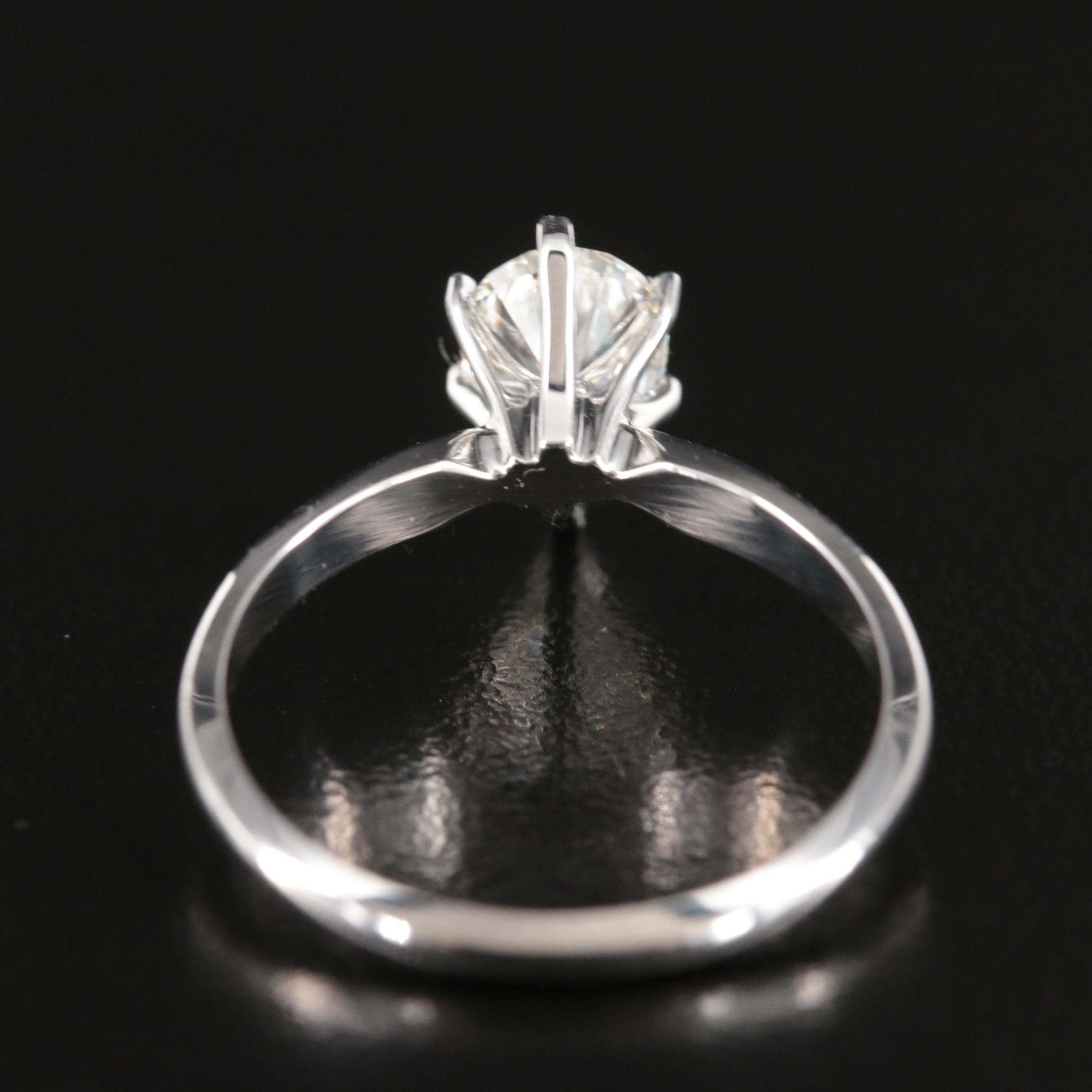 14K 1.12 CT Lab Grown Diamond Solitaire Ring