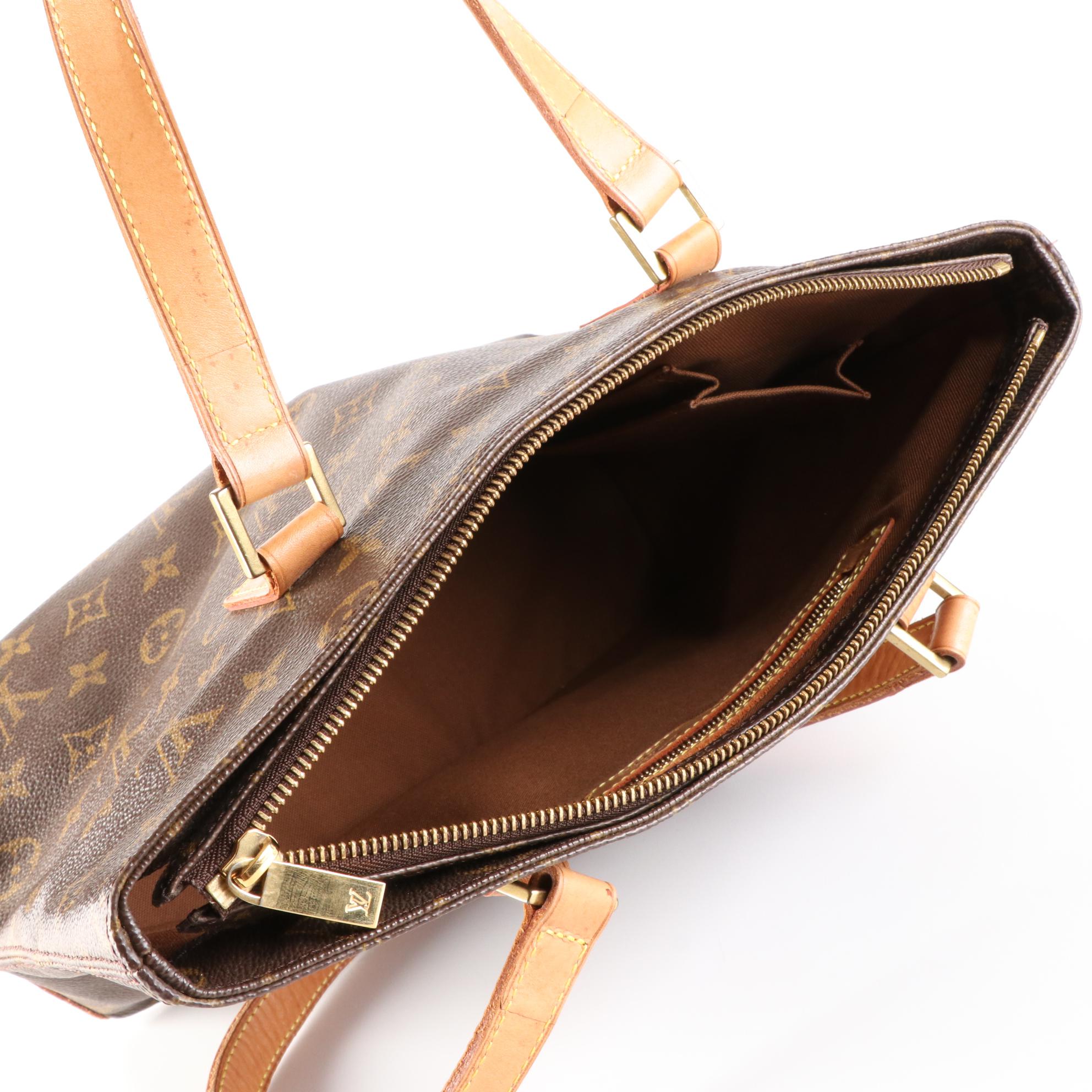 Louis Vuitton Cabas Piano Tote in Monogram Canvas and Vachetta Leather