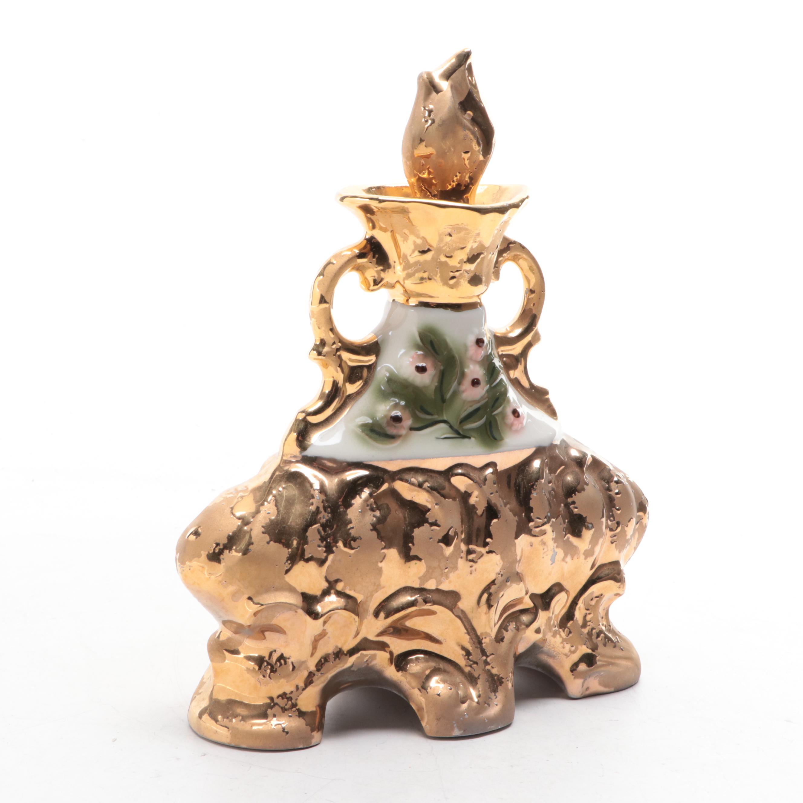 Regal China Jim Beam "Weeping Gold" Decanter, 1972