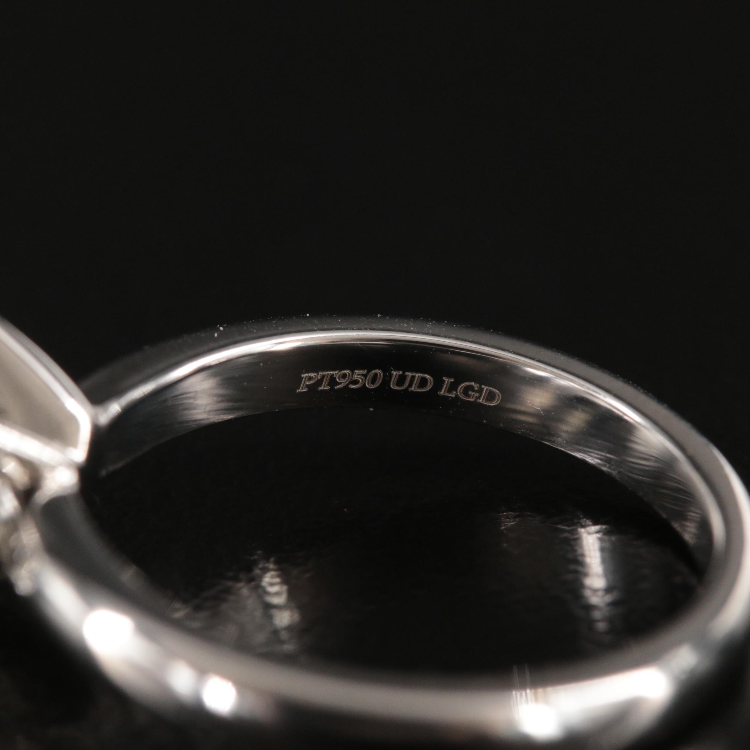 Platinum 3.00 CT Lab Grown Diamond Ring