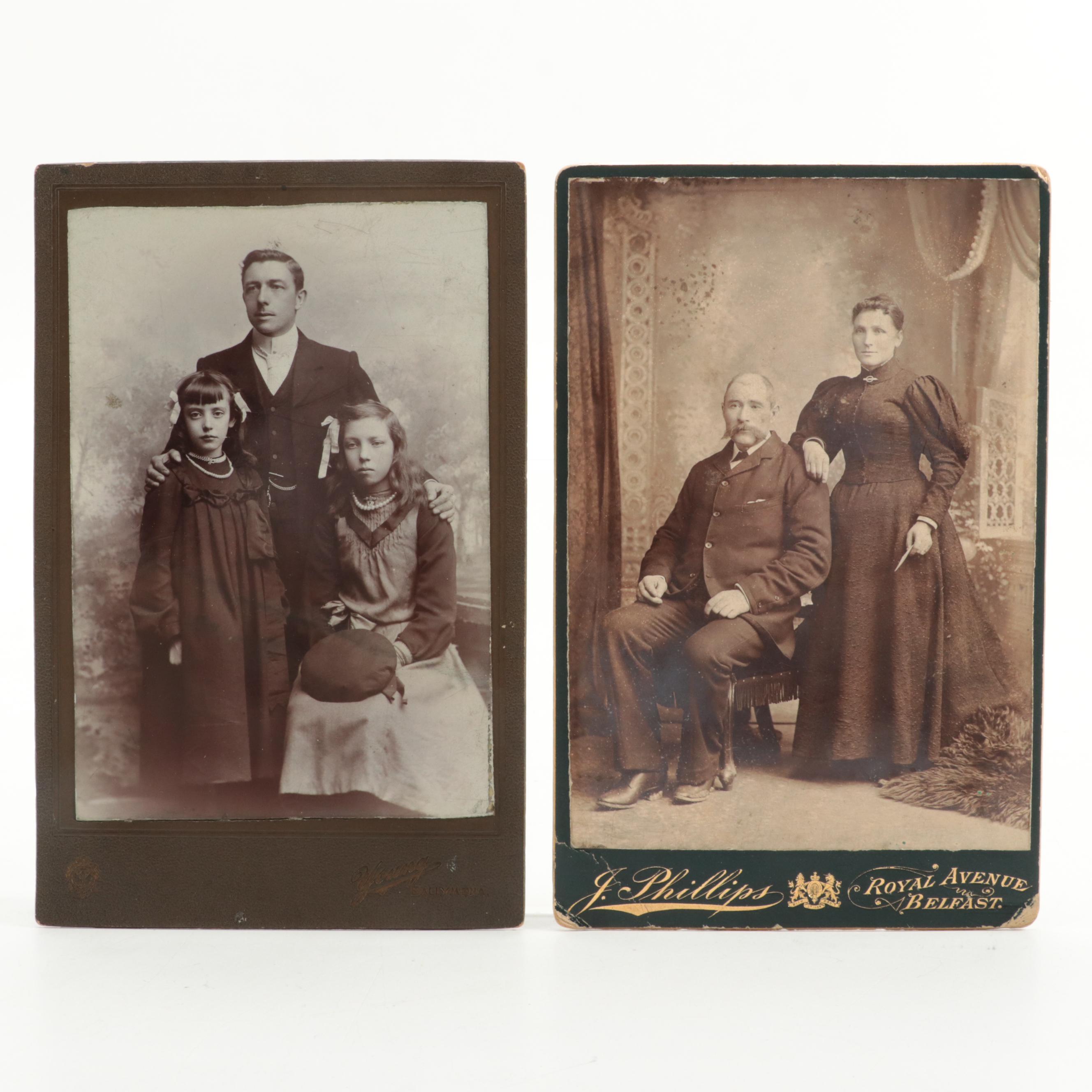 Photographs of Men, Women and Children with Certificates and More Ephemera