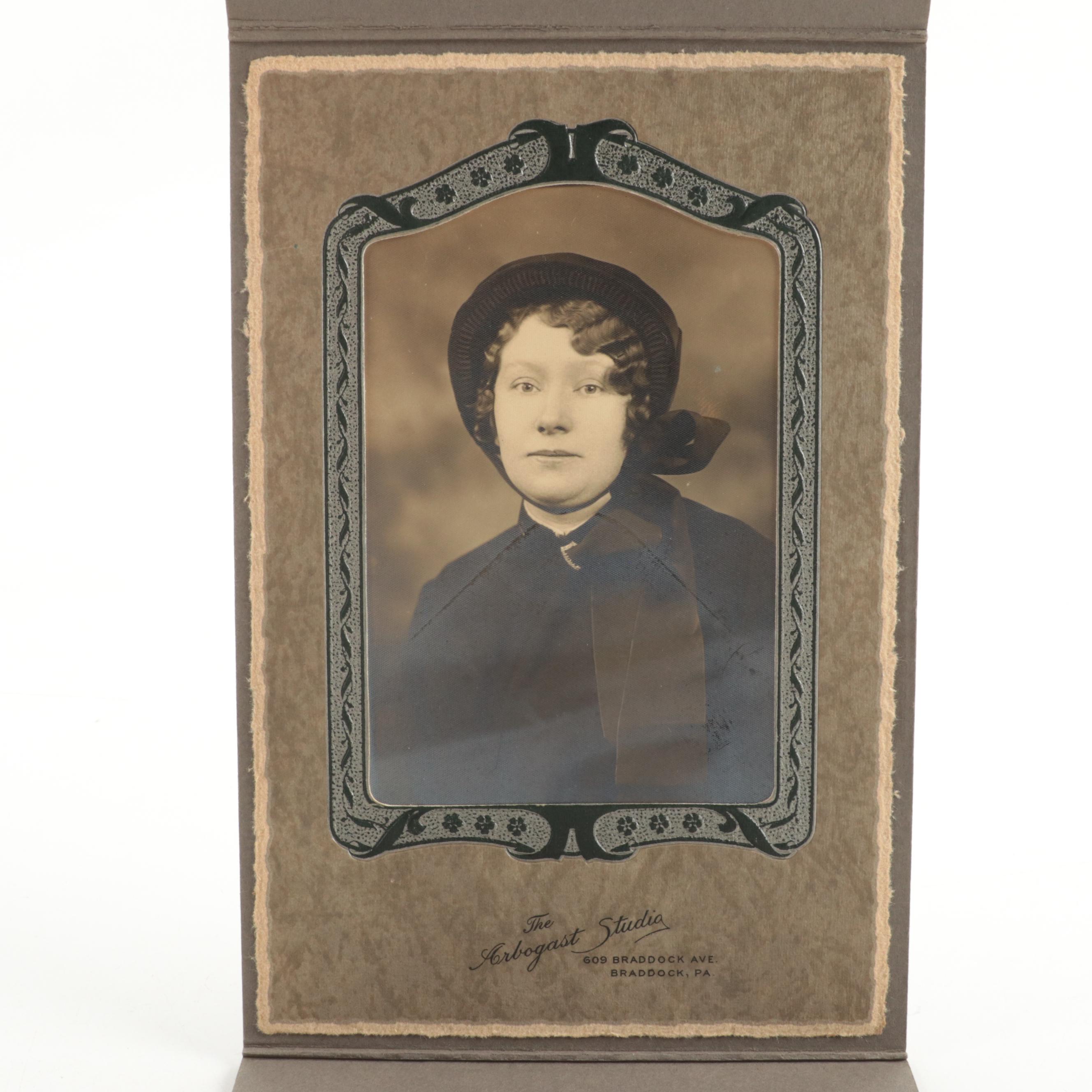 Photographs of Men, Women and Children with Certificates and More Ephemera