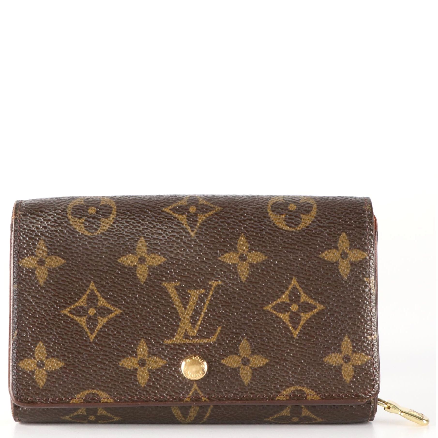 Louis Vuitton Porte-Monnaie Billets Trésor in Monogram Canvas with Box