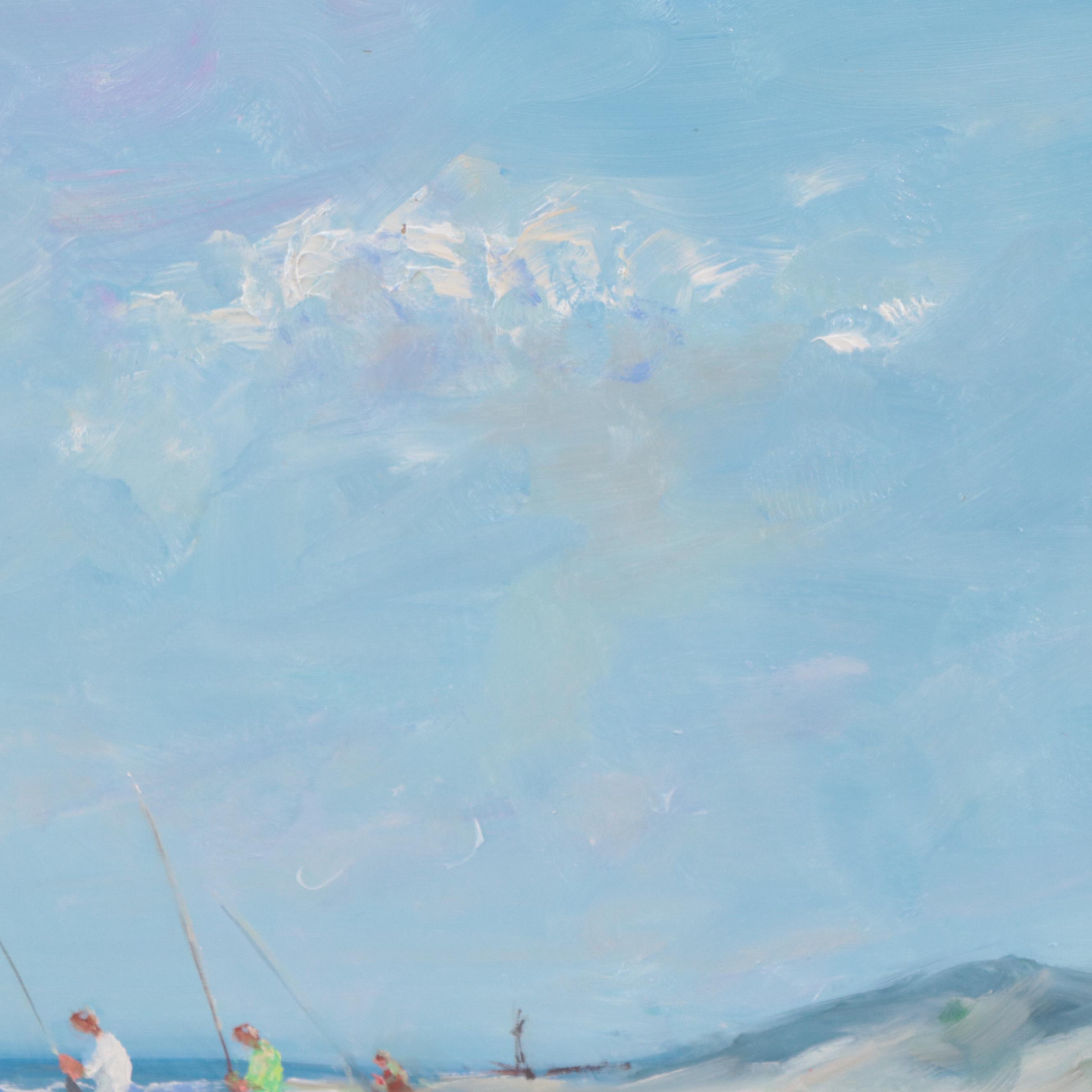 Nino Pippa Oil Painting "South Carolina Anglers," 2019