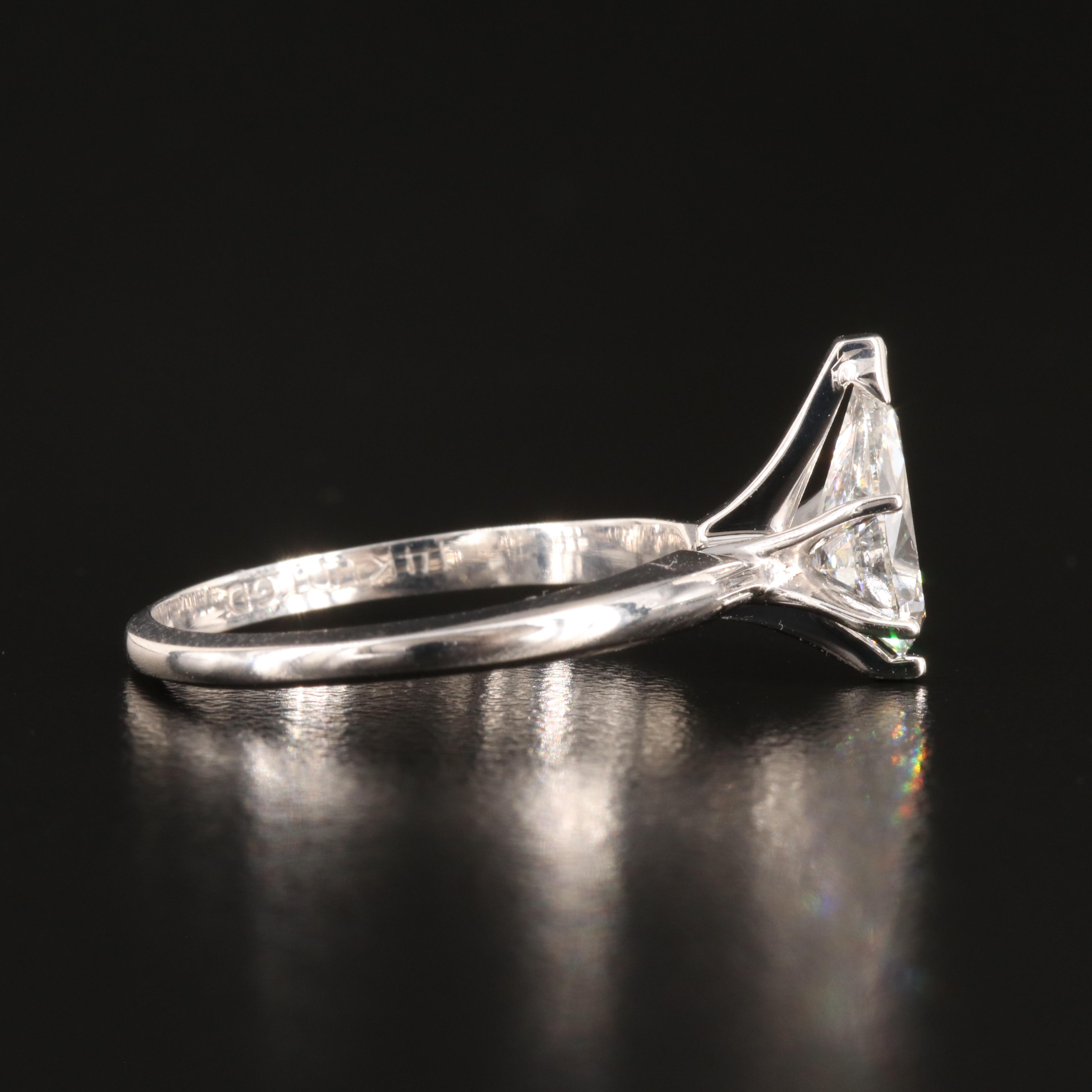 14K 1.33 CT Lab Grown Diamond Solitaire Ring