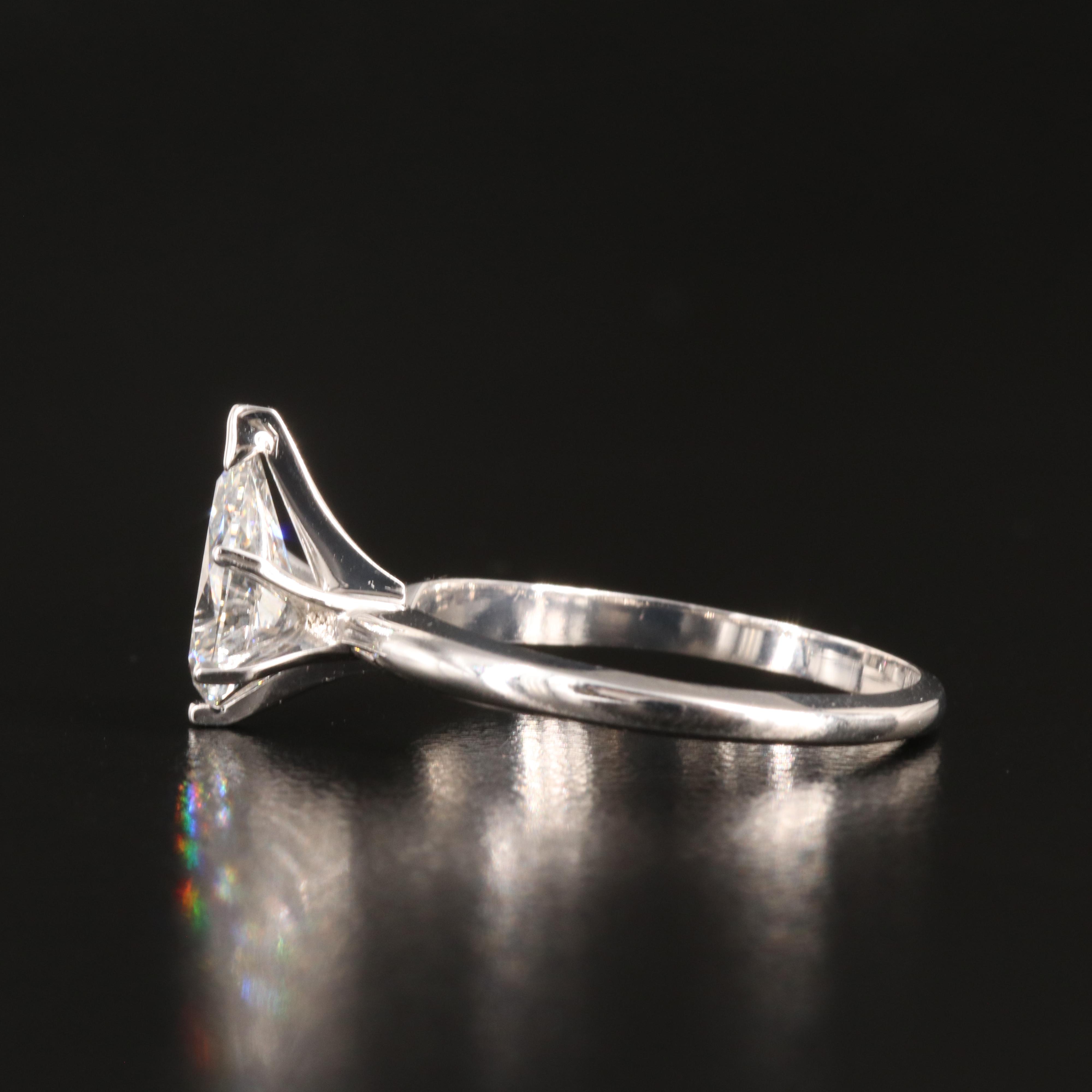 14K 1.33 CT Lab Grown Diamond Solitaire Ring