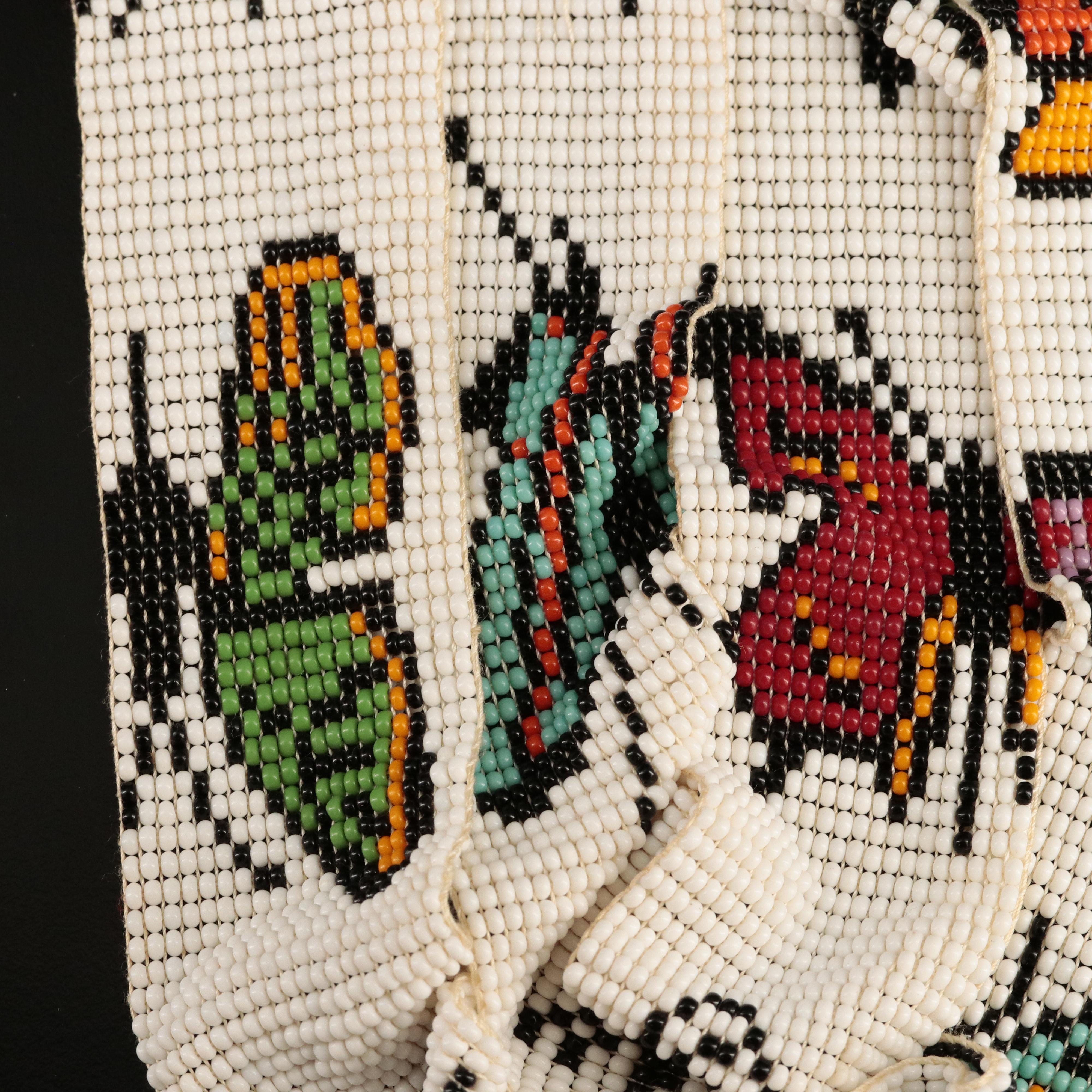 Southwestern Butterfly Loom Beaded Split Necklace