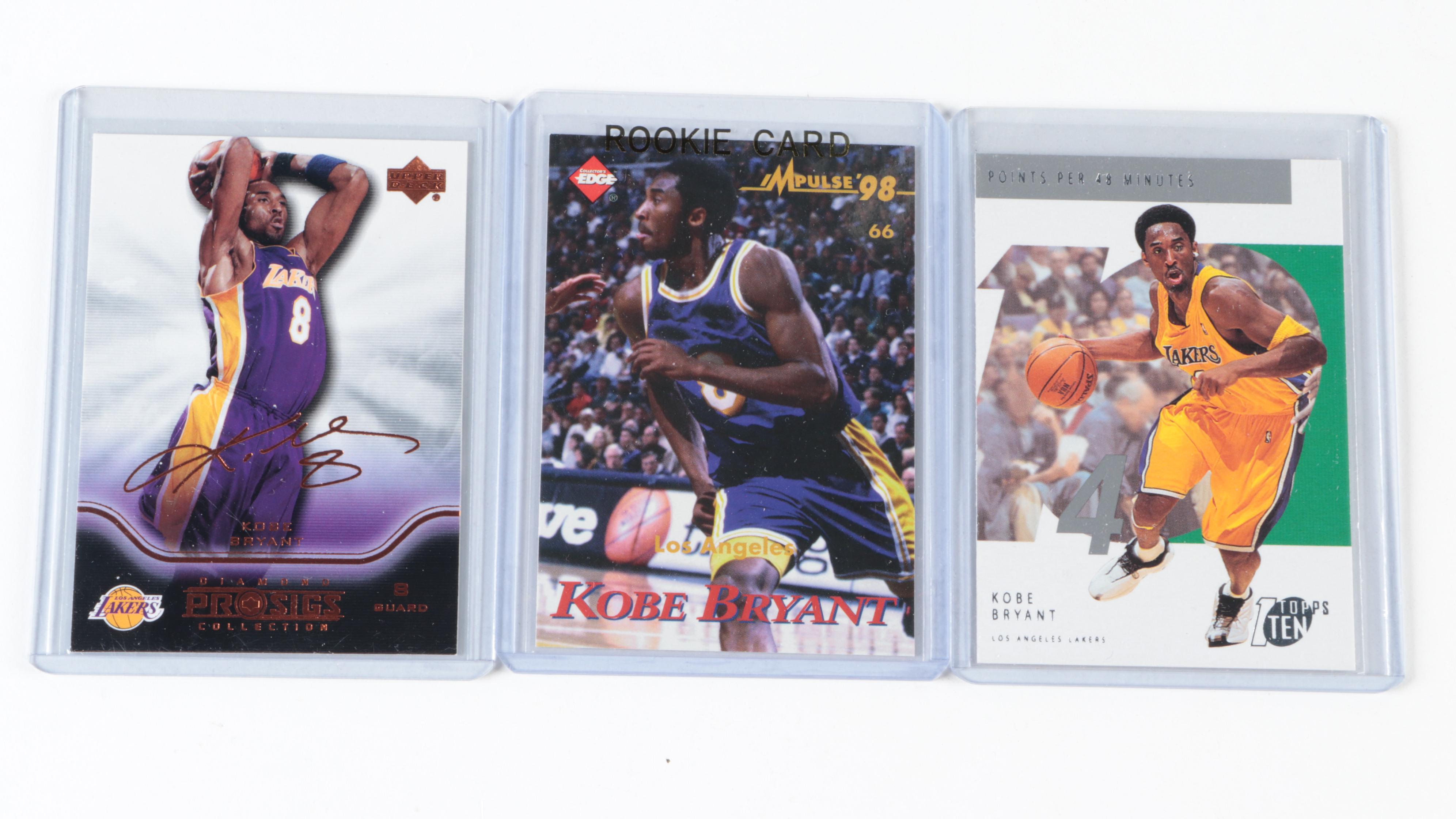 Skybox, More Kobe Bryant Basketball Cards with Slabbed Rookie, 1990s–2000s