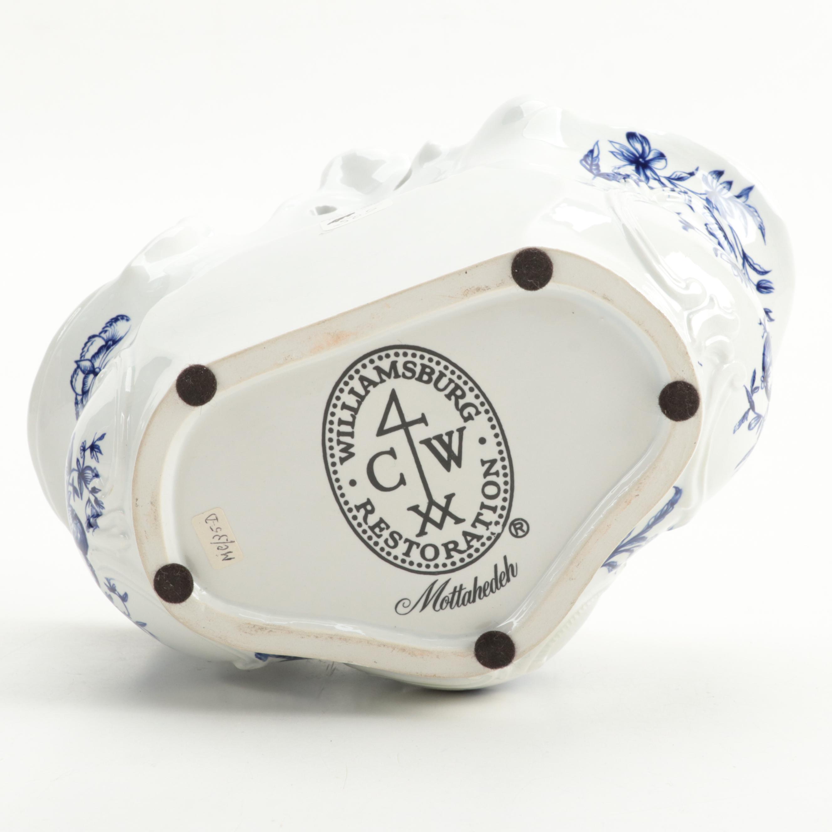 Mottahedeh Williamsburg Restoration Delft Tulipiere and Other Décor