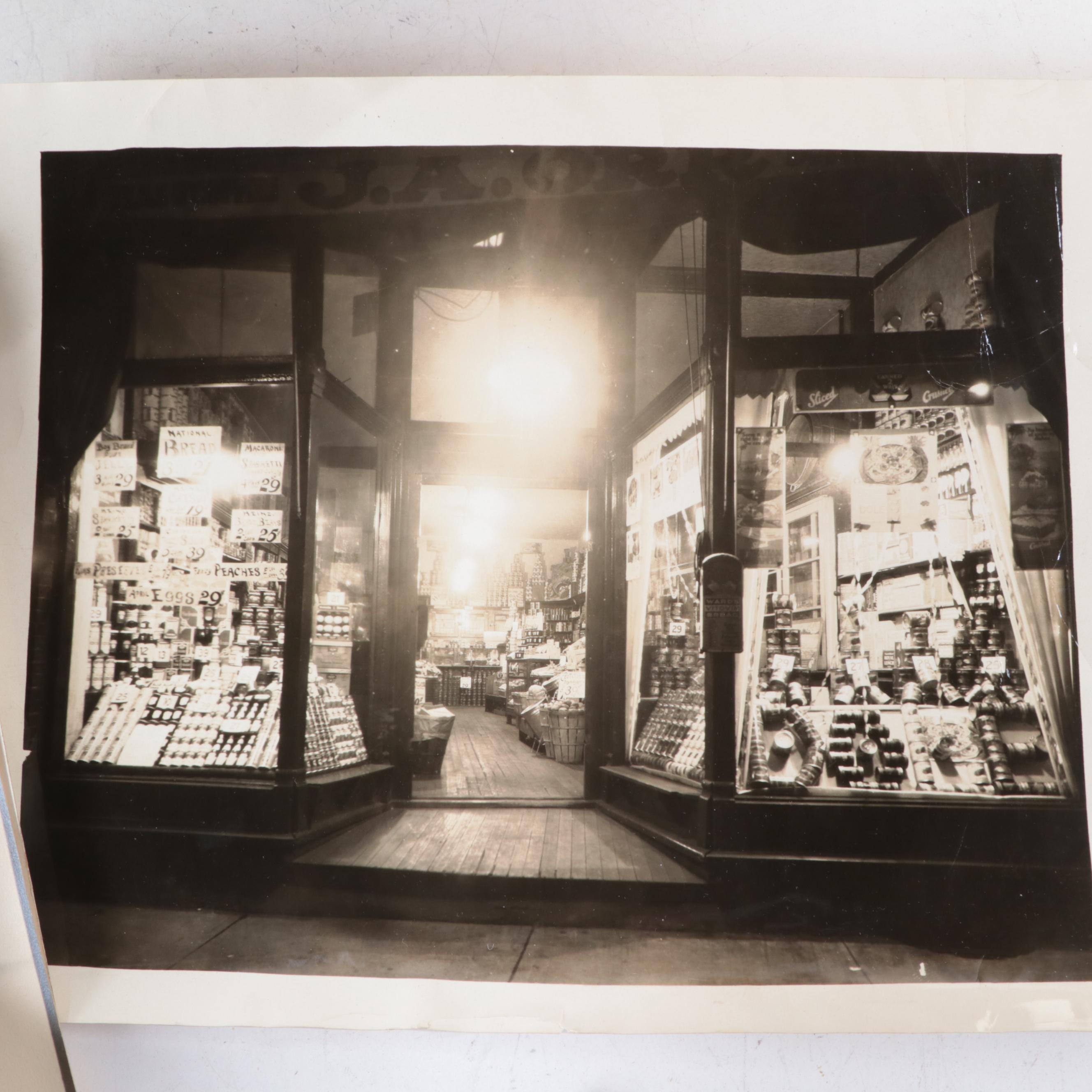 Silver Gelatin Photographs of Men, Women and Children and More Ephemera