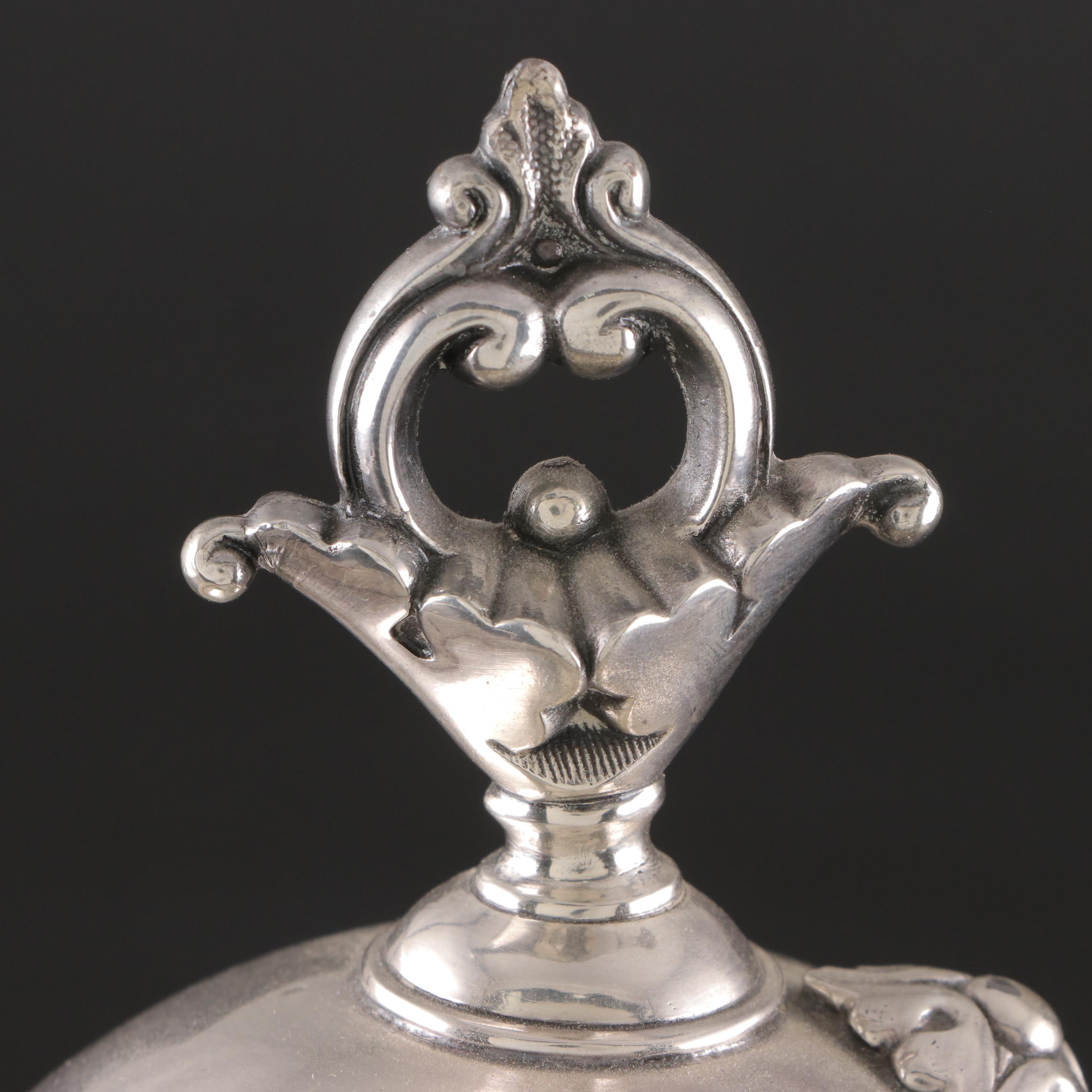 Victorian Aesthetic Movement Silver Plate Water Pitcher, 1882
