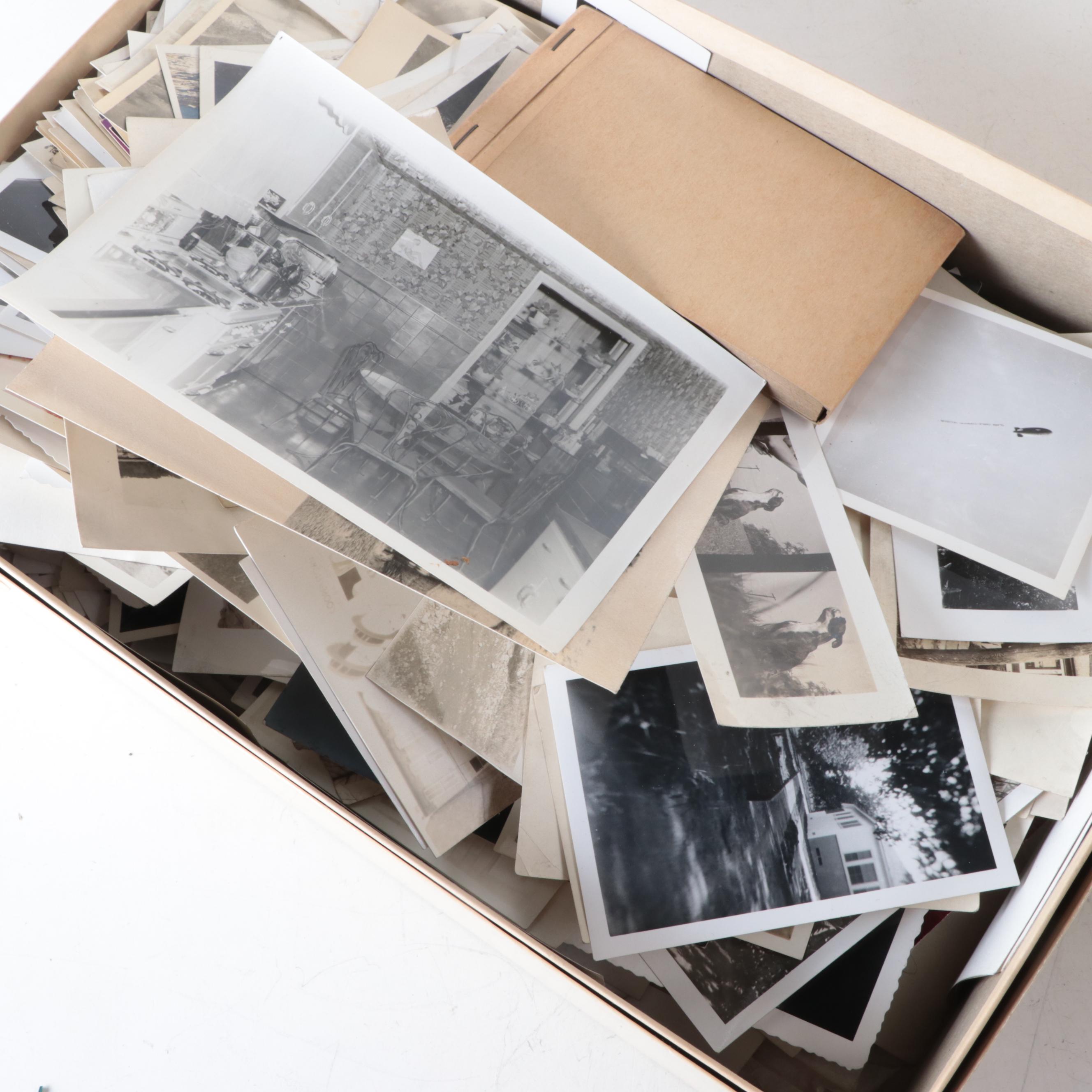 Silver Gelatin Photographs of Men, Women and Children and More Ephemera