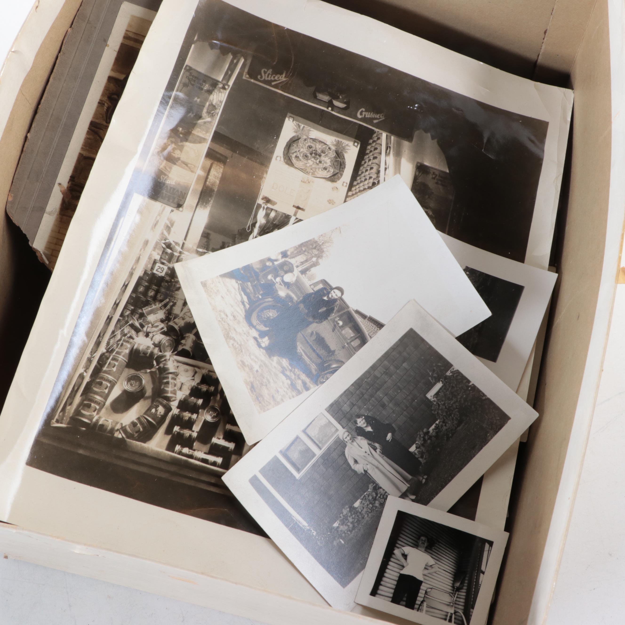 Silver Gelatin Photographs of Men, Women and Children and More Ephemera