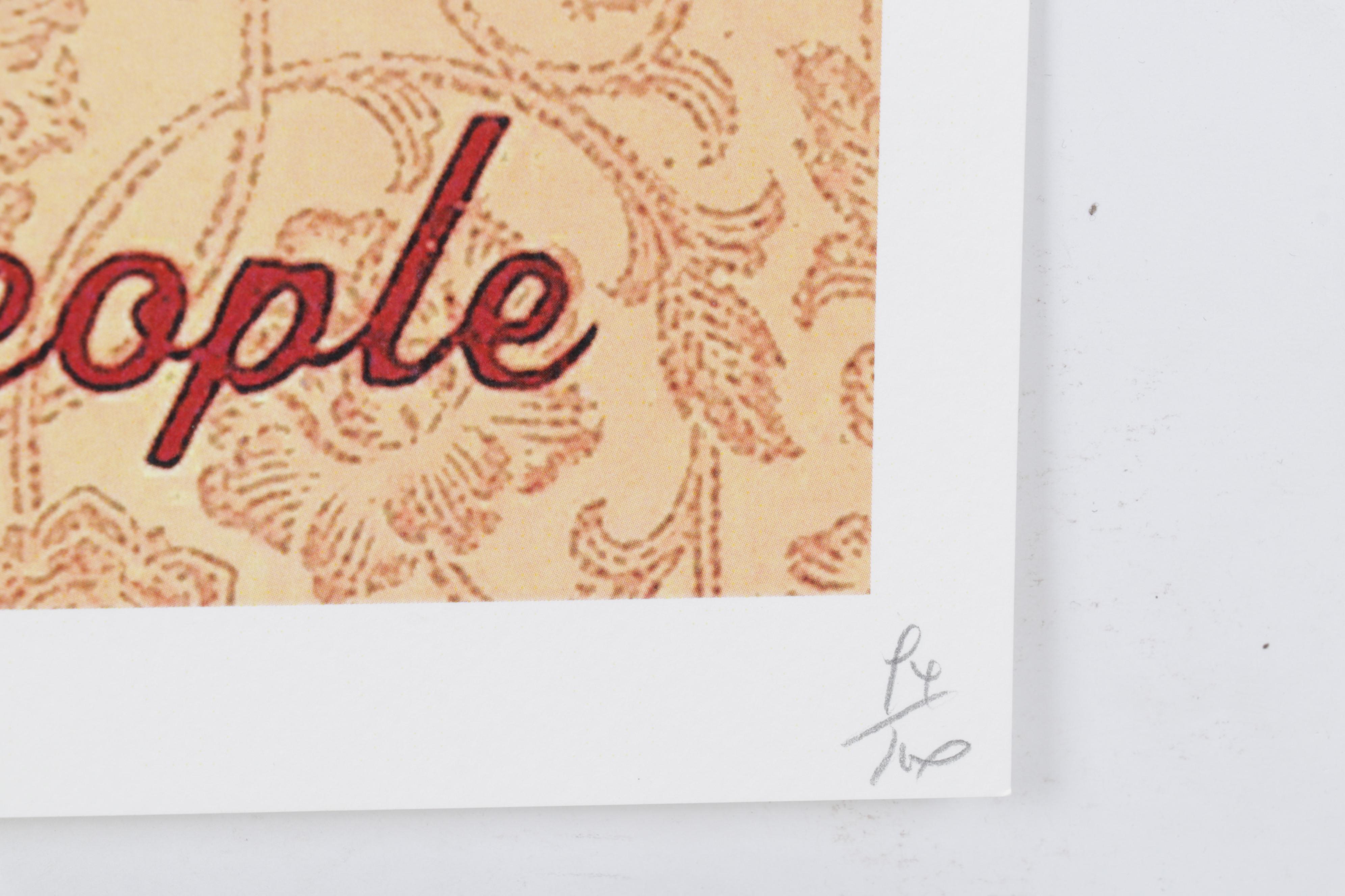 Death NYC Pop Art Graphic Print Homage to OBEY and Peanuts, 2022