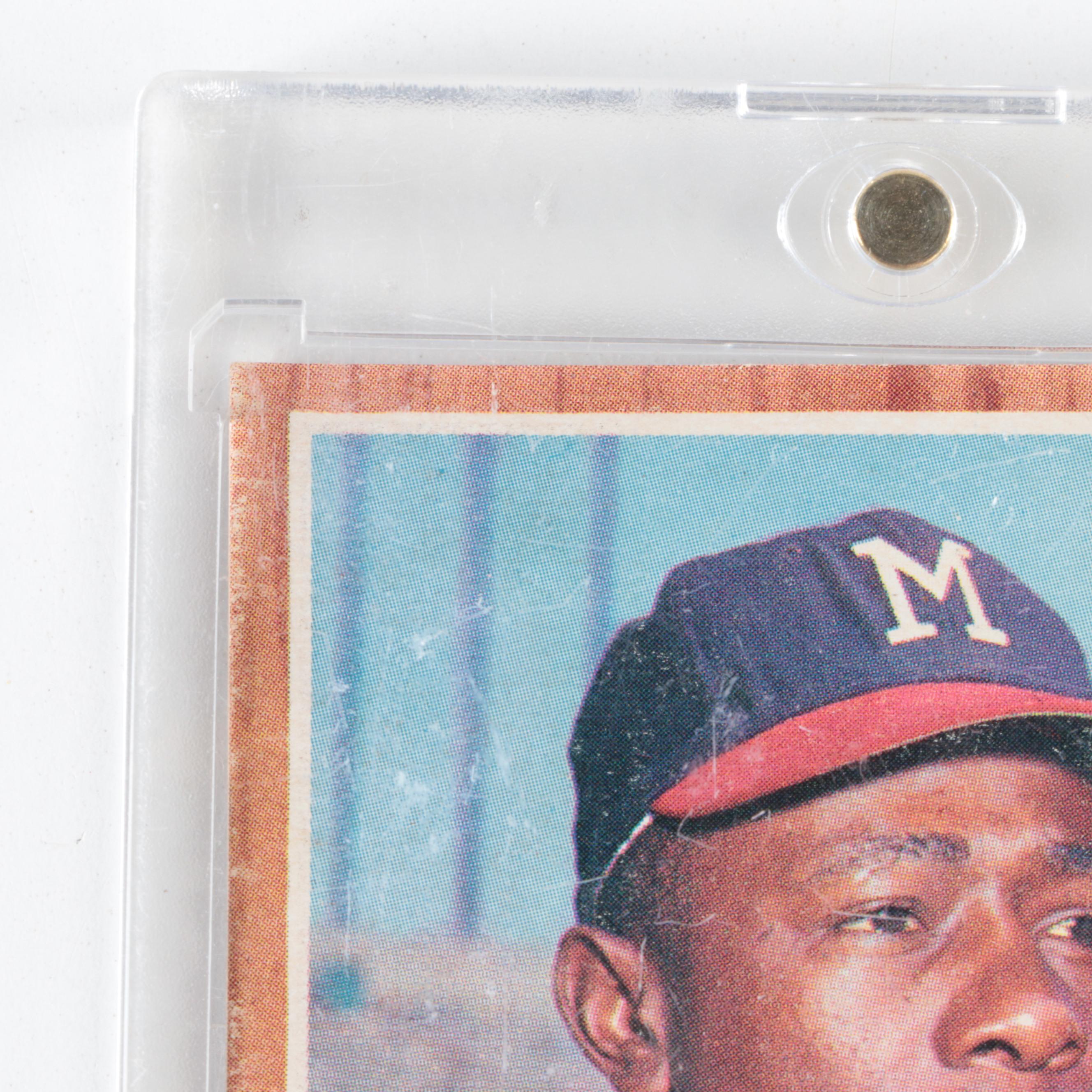 1962 Topps Hank Aaron Milwaukee Braves #320 Baseball Card