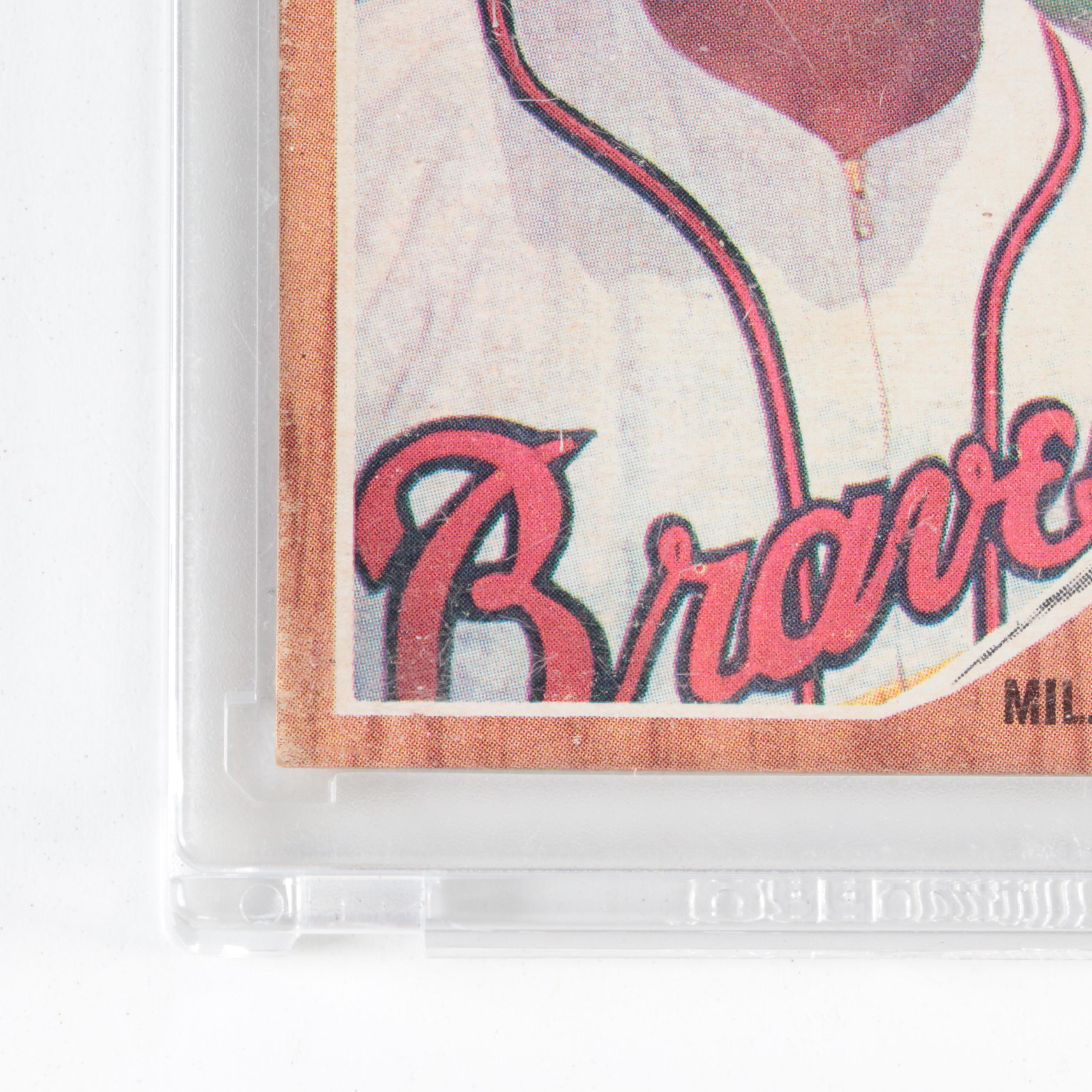 1962 Topps Hank Aaron Milwaukee Braves #320 Baseball Card