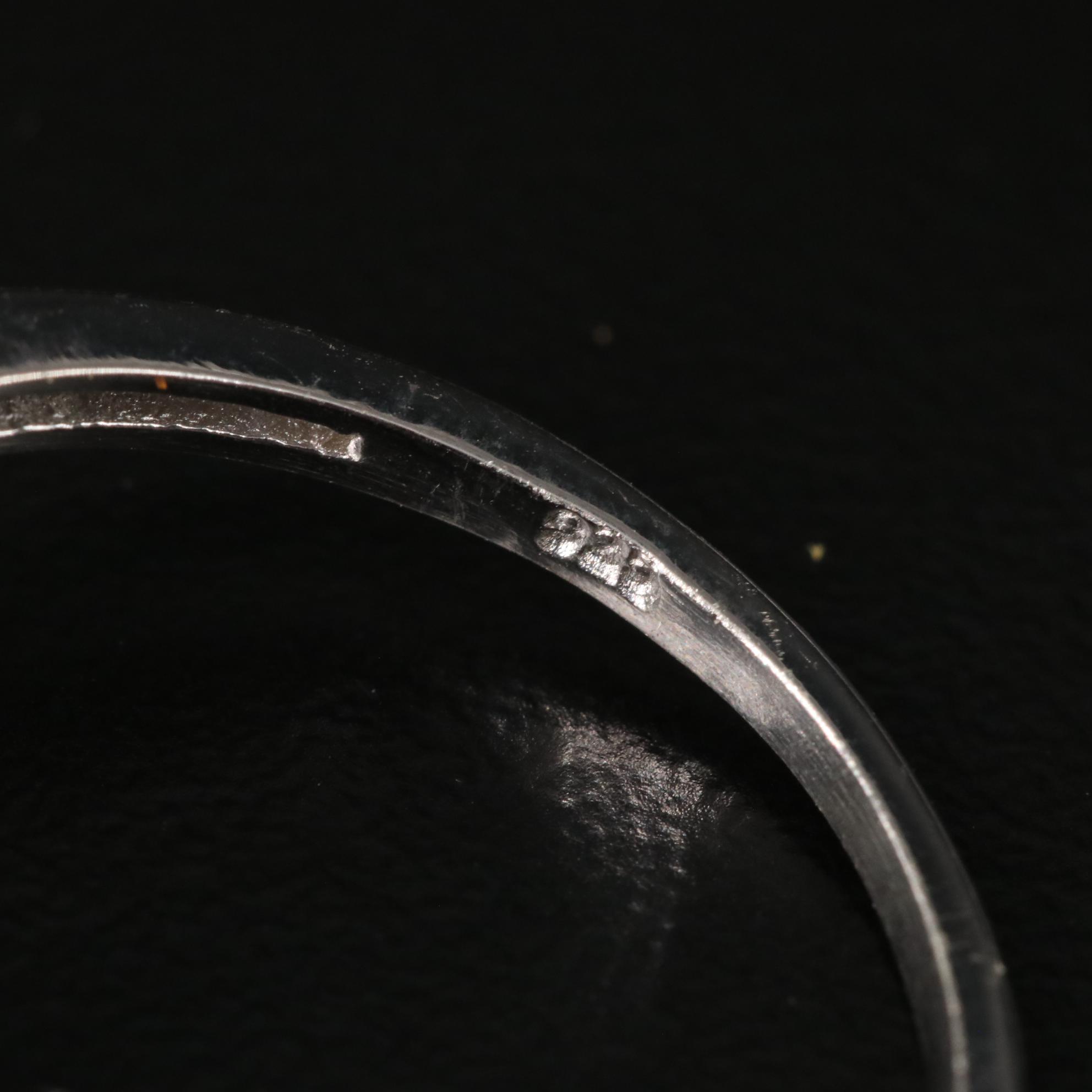 Sterling Blue Topaz and Diamond Ring