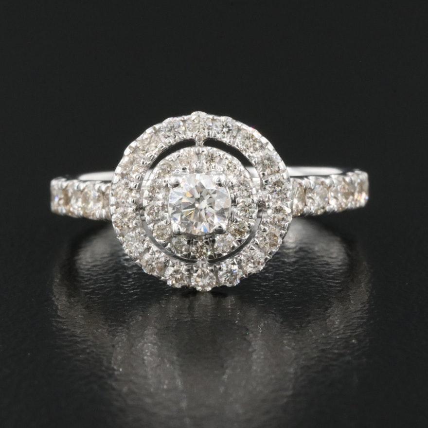 10K 0.78 CTW Diamond Ring