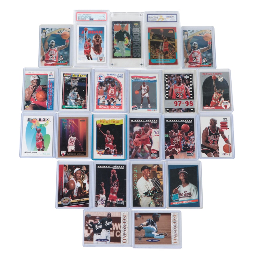 Skybox, More Michael Jordan Basketball, Baseball Cards with Graded, 1980s–2000s