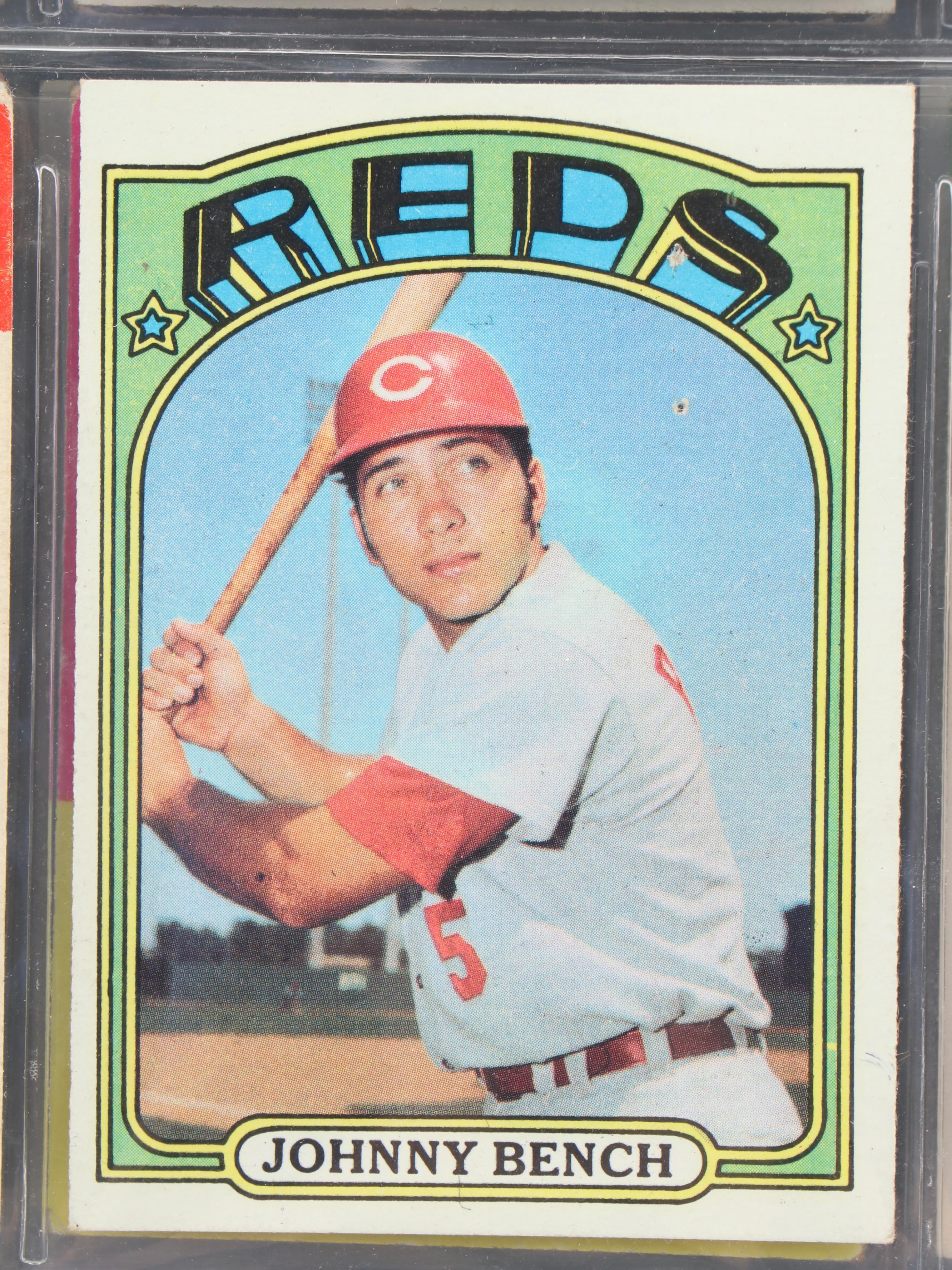 Topps, More Cincinnati Reds Baseball Cards with Bench, Seaver, Rose, 1960s–2020s