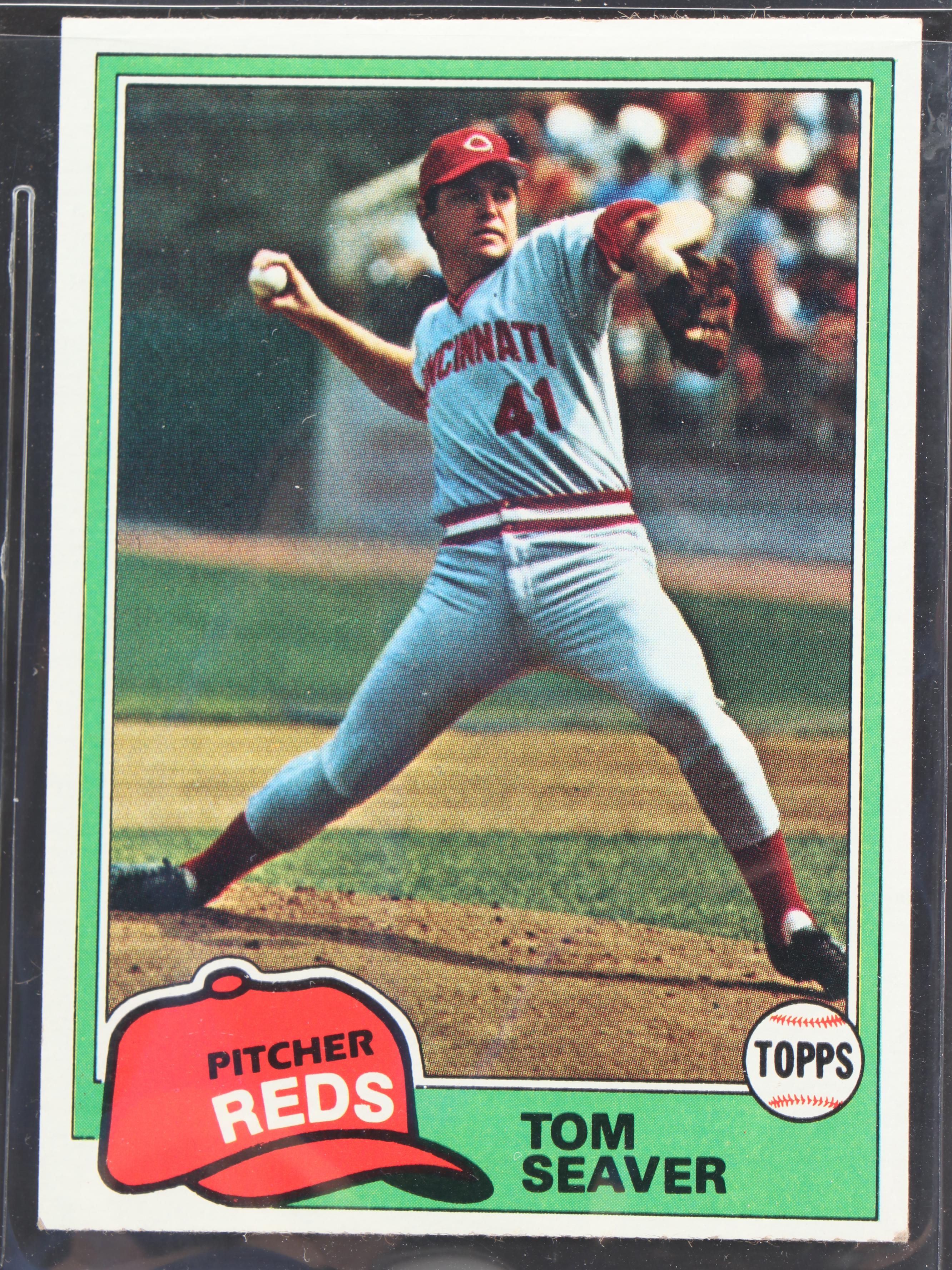 Topps, More Cincinnati Reds Baseball Cards with Bench, Seaver, Rose, 1960s–2020s