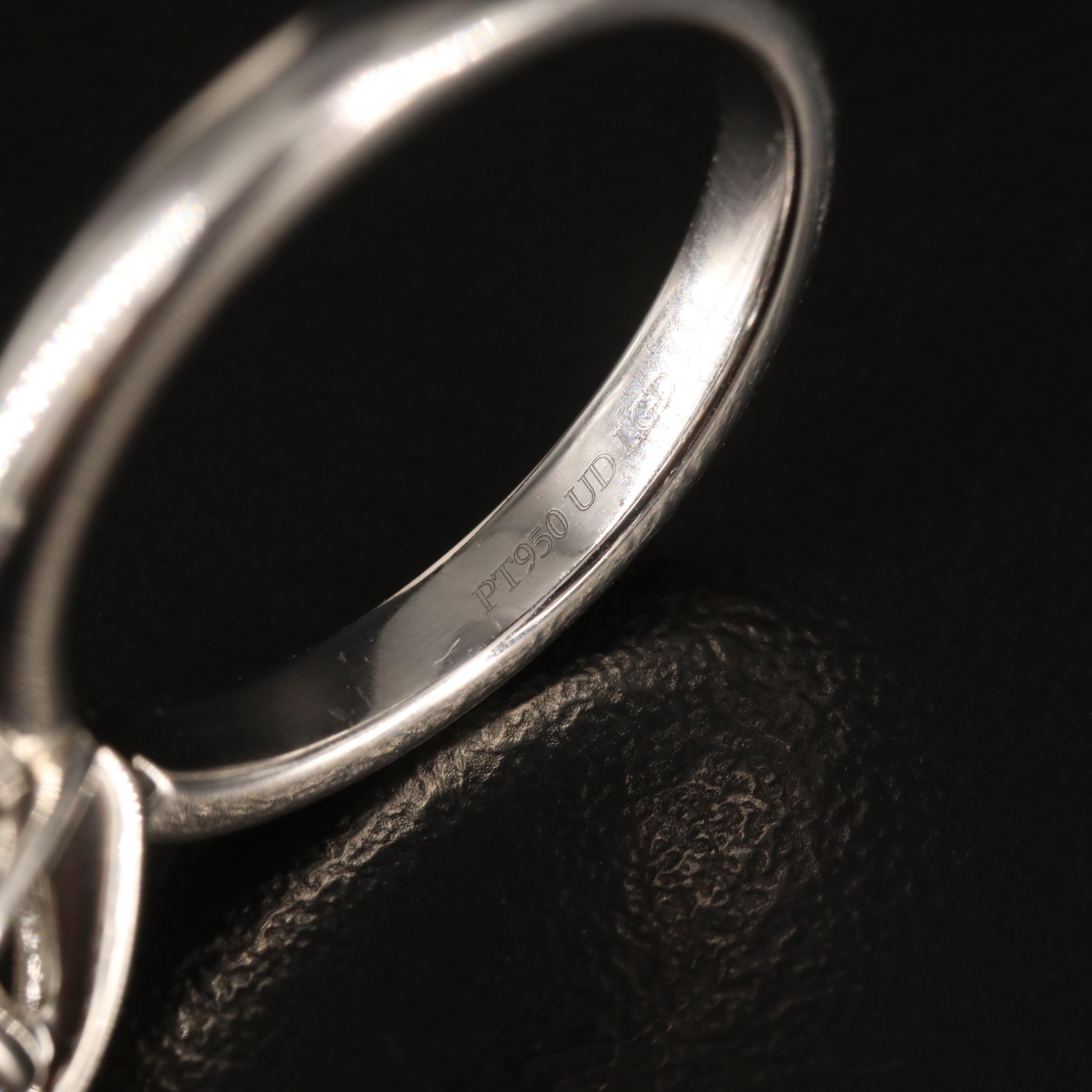 Platinum 3.00 CT Lab Grown Diamond Solitaire Ring