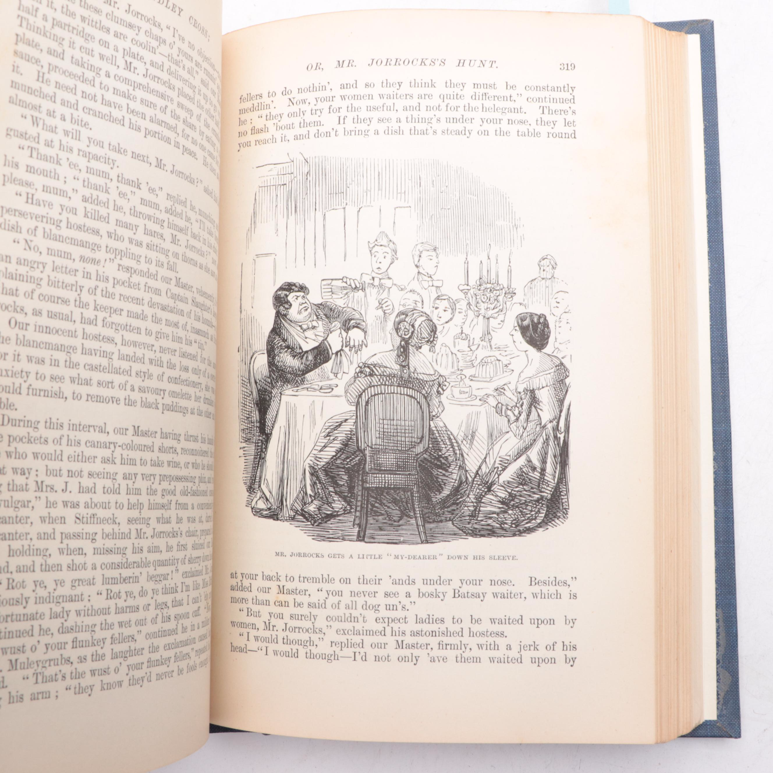 John Leech Illustrated "The Flyers of the Hunt" by John Mills and More Books