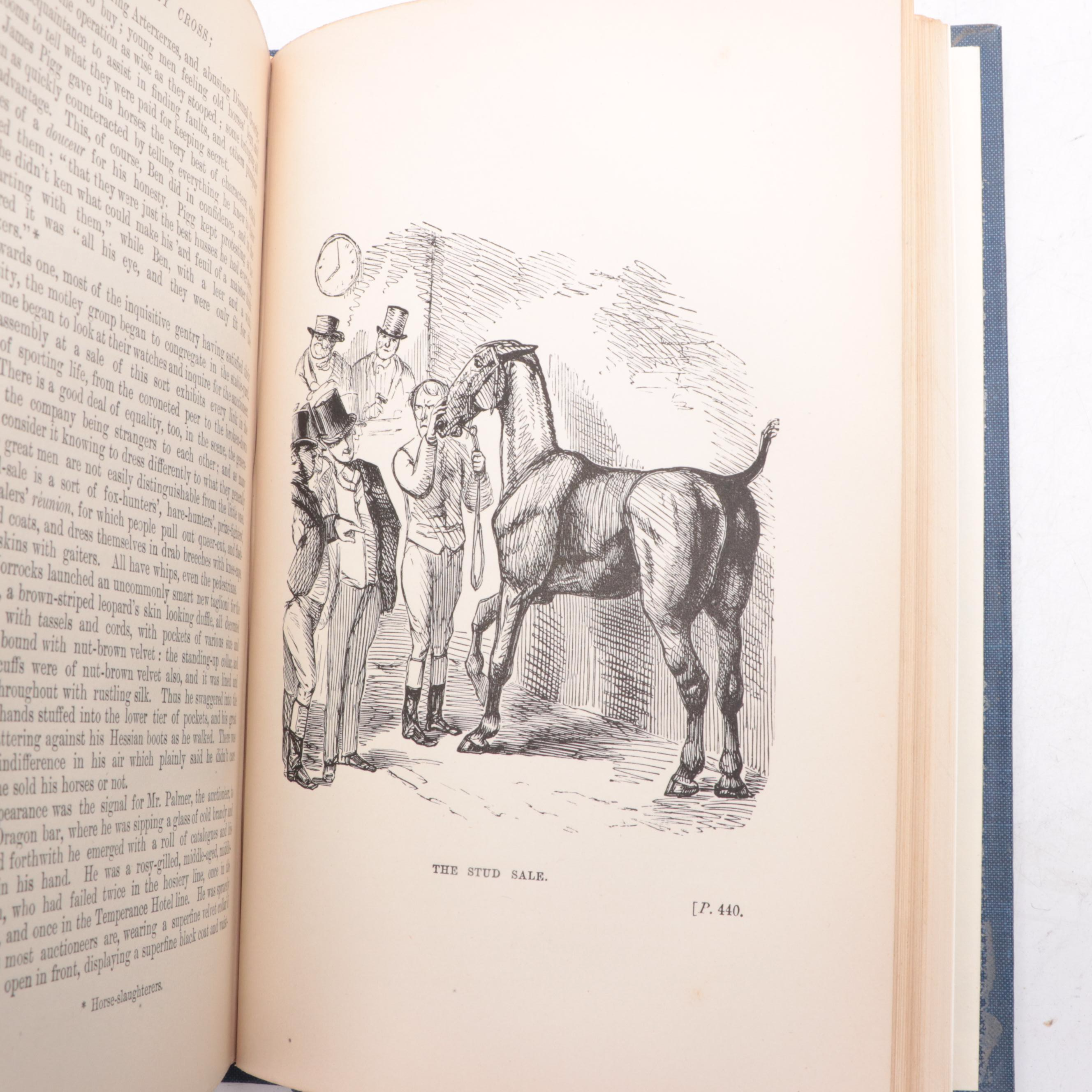 John Leech Illustrated "The Flyers of the Hunt" by John Mills and More Books