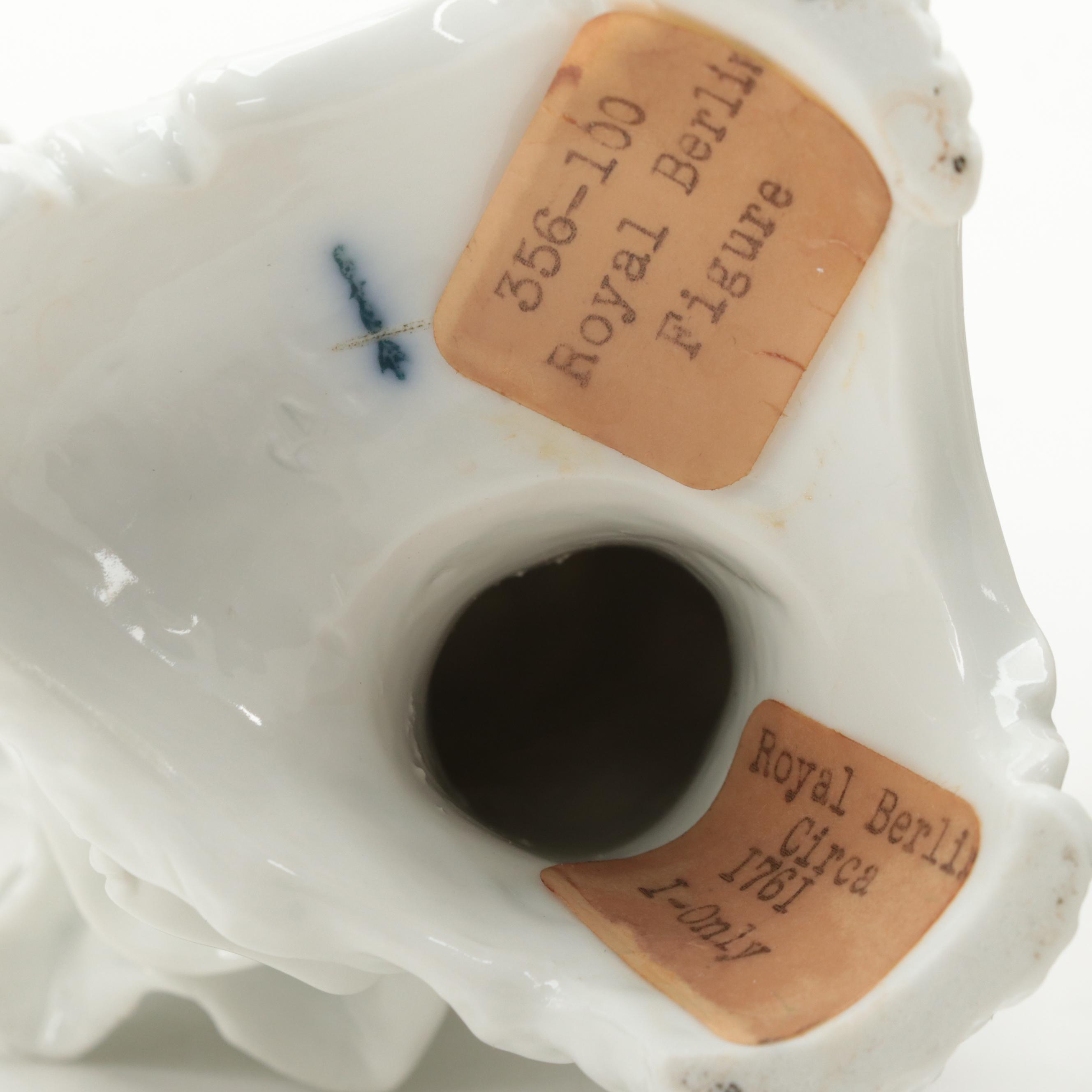 KPM Blanc de Chine with E & A Müller and Other Dresden Lace Figurines