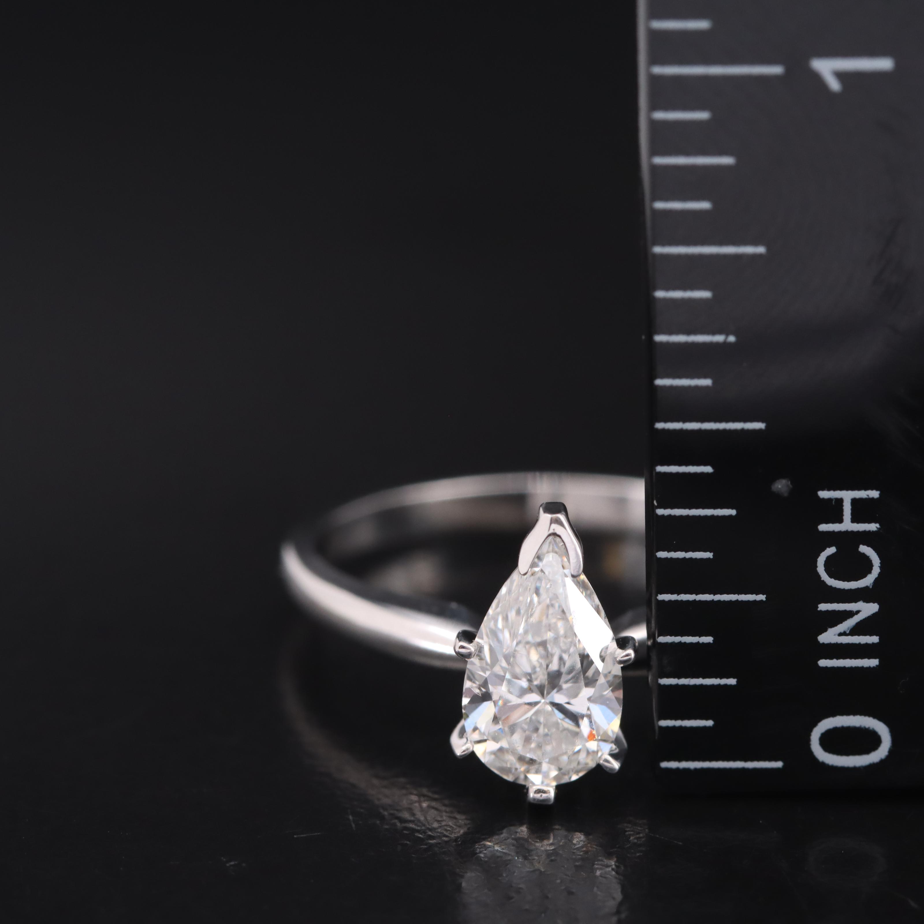14K 0.98 CT Lab Grown Diamond Solitaire Ring