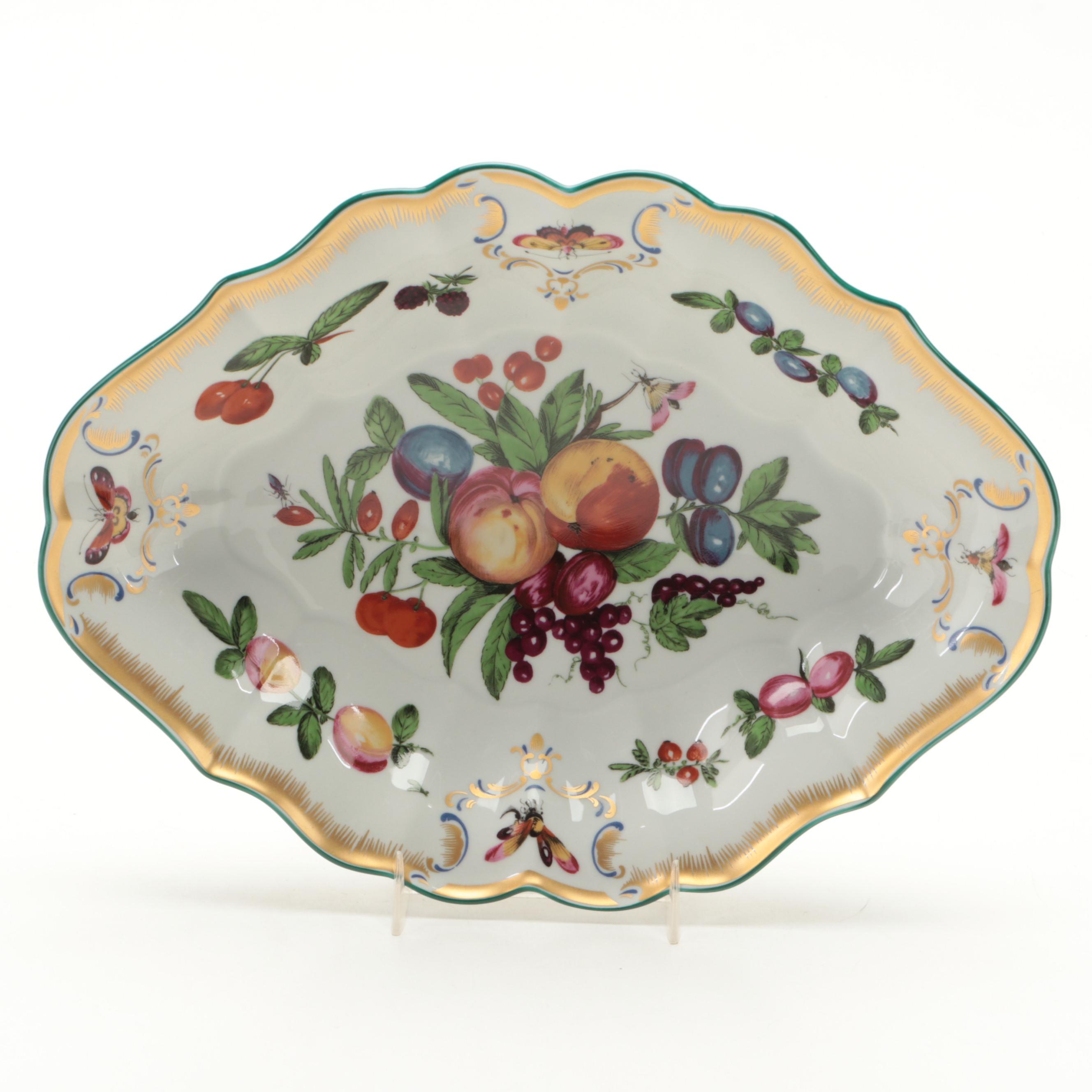 Mottahedeh Williamsburg "Duke of Gloucester" and Chatsworth "Castle Rose" Dishes