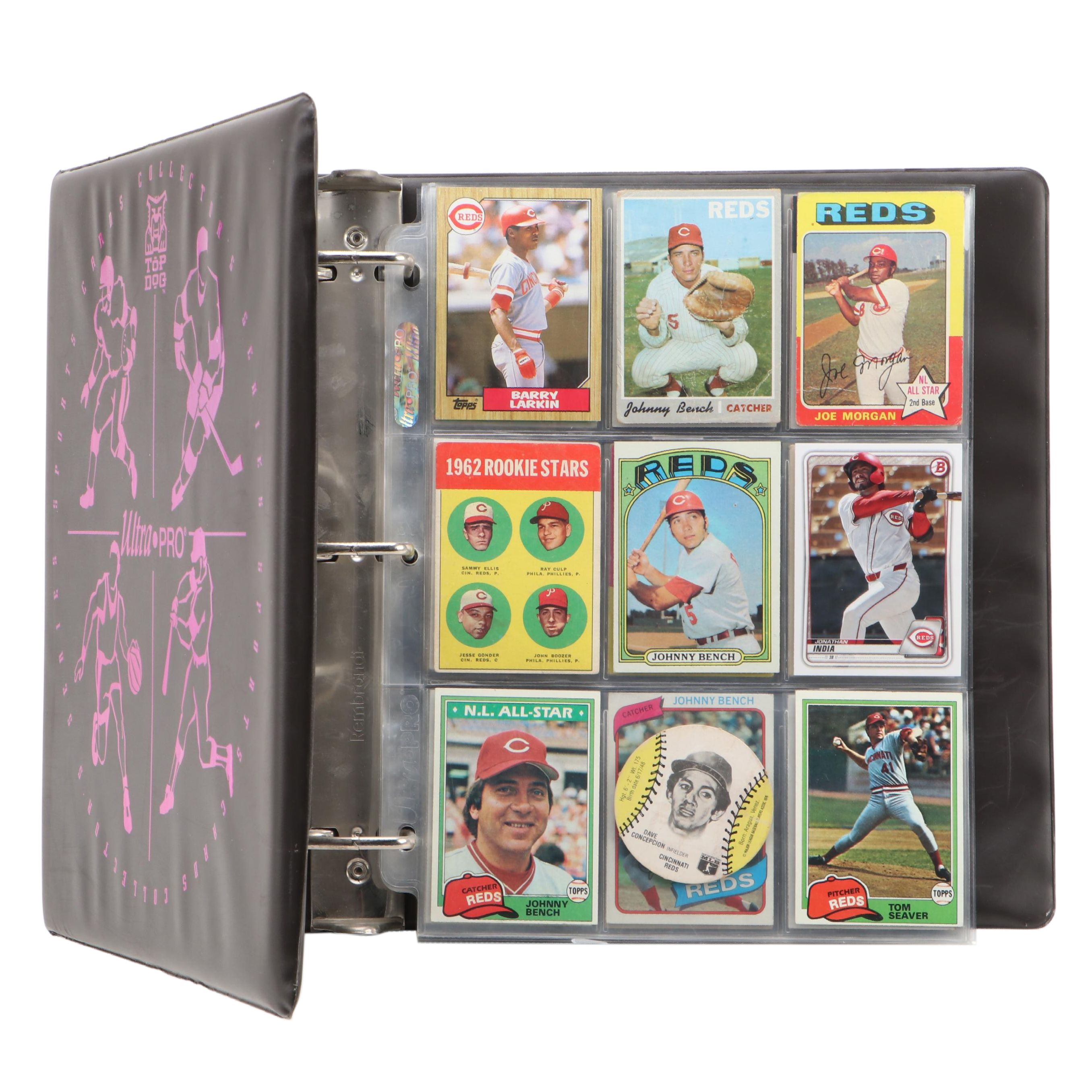 Topps, More Cincinnati Reds Baseball Cards with Bench, Seaver, Rose, 1960s–2020s