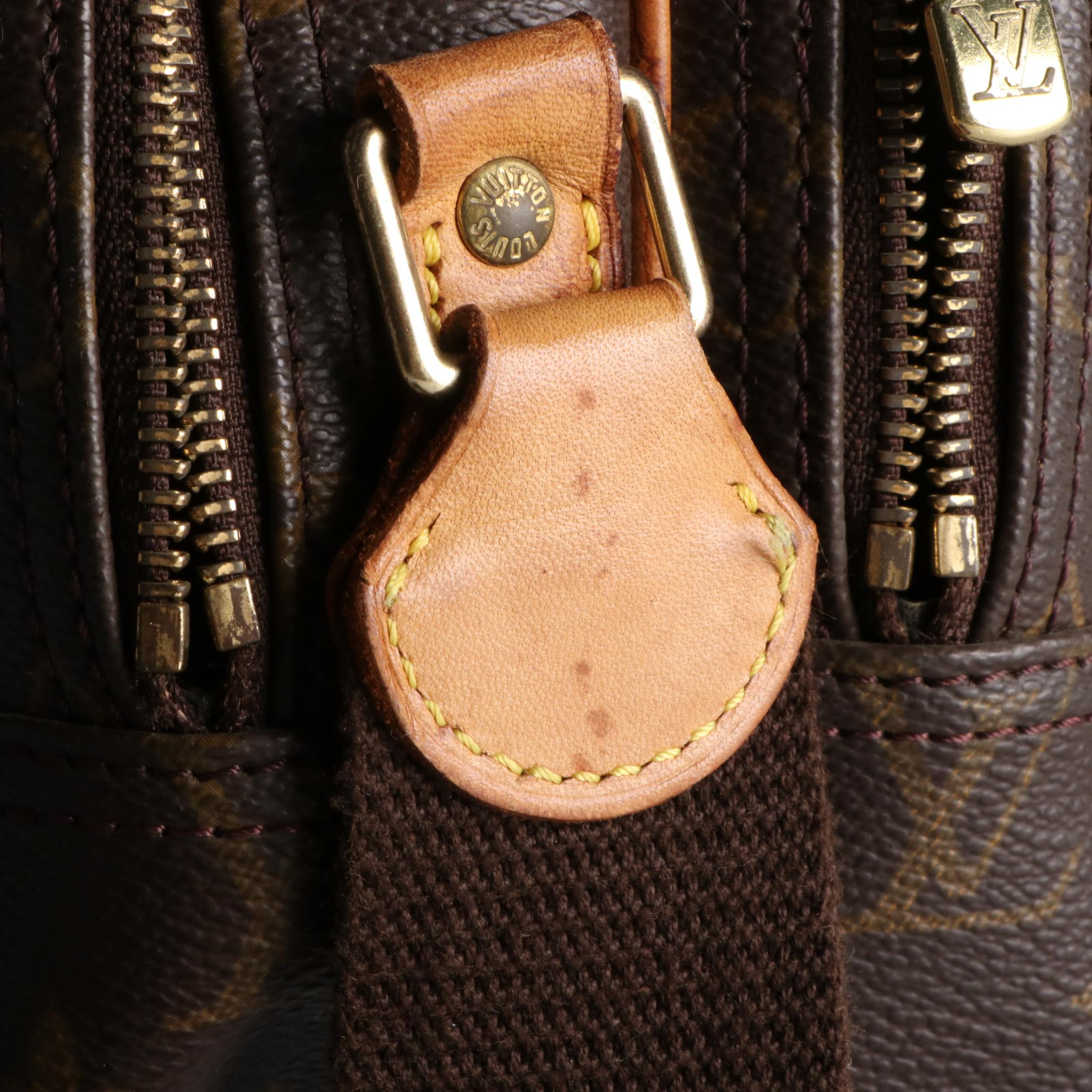 Louis Vuitton Reporter PM Bag in Monogram Canvas and Vachetta Leather