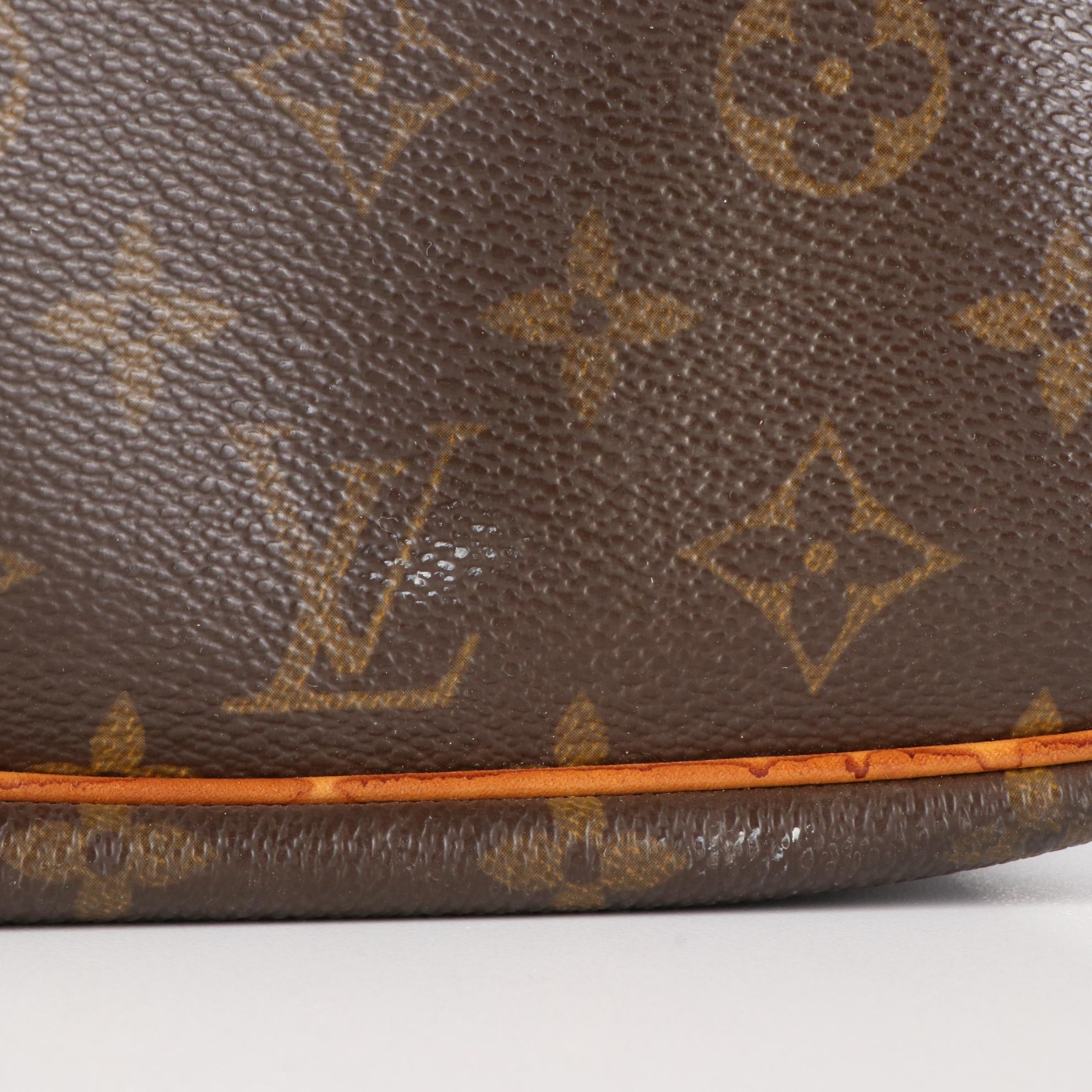 Louis Vuitton Reporter PM Bag in Monogram Canvas and Vachetta Leather