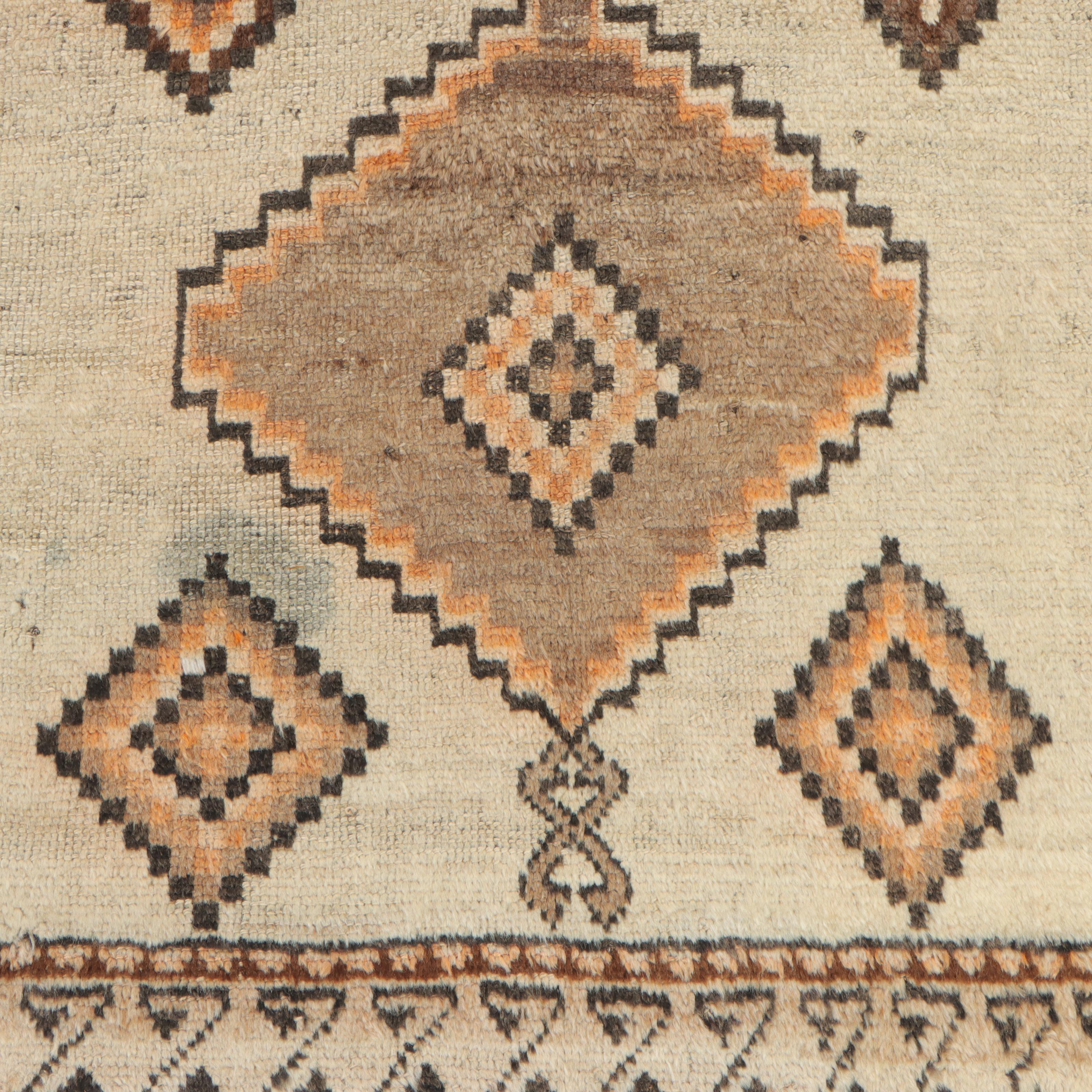 3'5 x 6'3 Hand-Knotted Persian Kurdish Area Rug